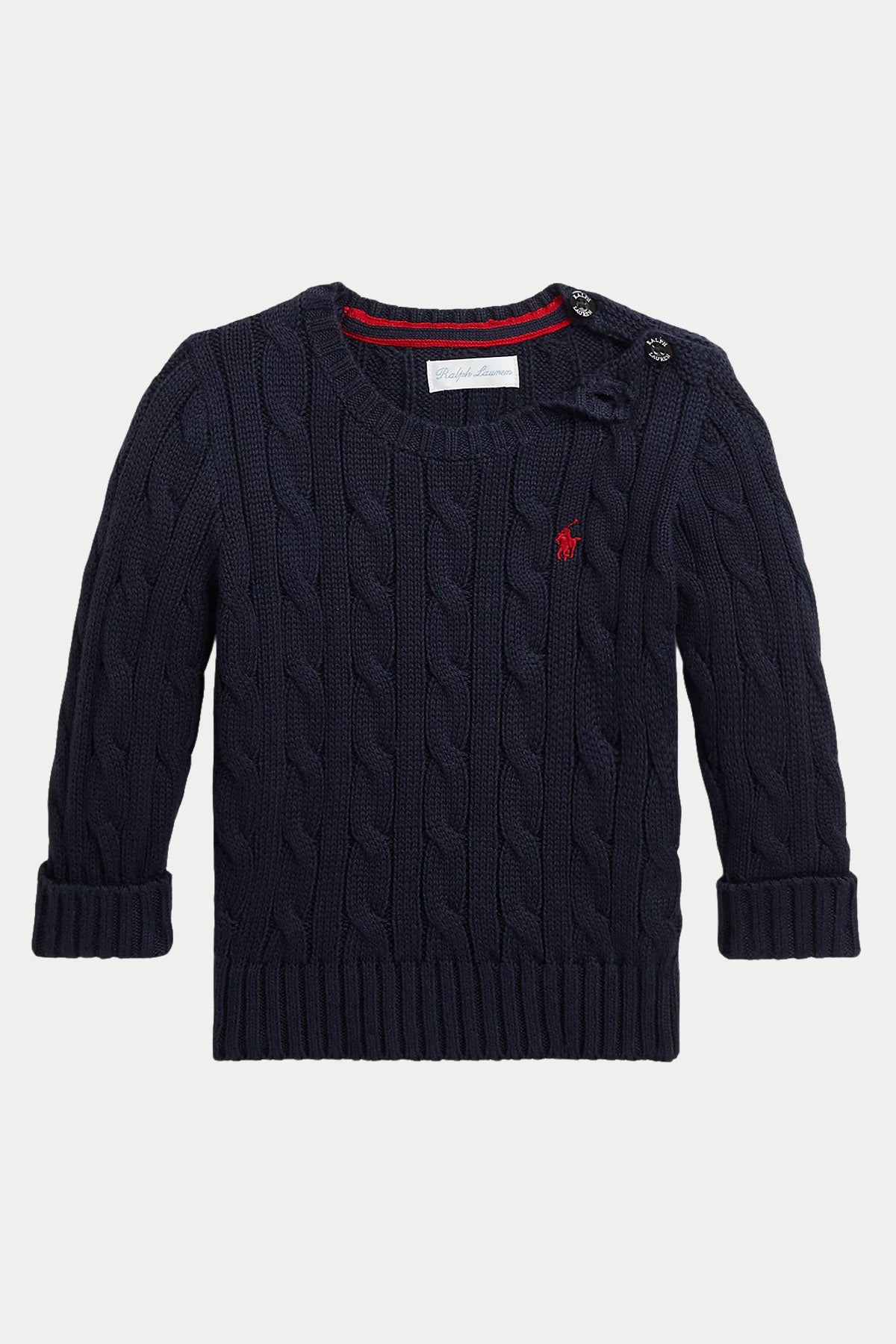 Polo Ralph Lauren Kids 18-24 Aylık Unisex Bebek Saç Örgü Triko