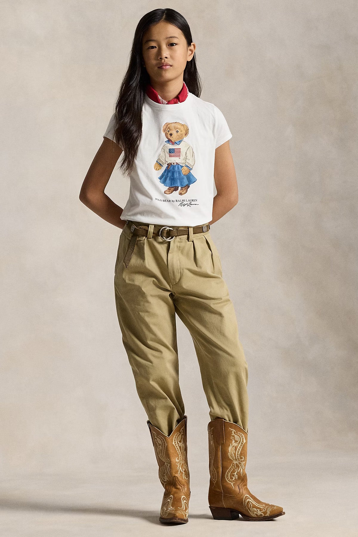 Polo Ralph Lauren Kids S-L Beden Kız Çocuk Polo Bear T-shirt