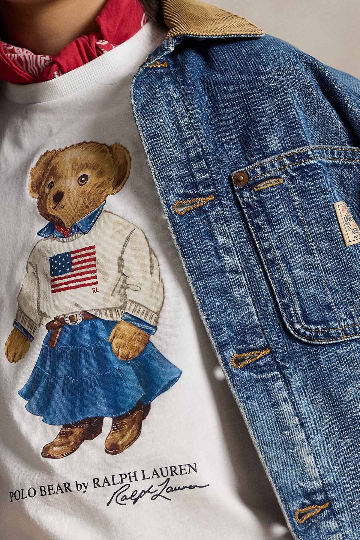 Polo Ralph Lauren Kids S-L Beden Kız Çocuk Polo Bear T-shirt