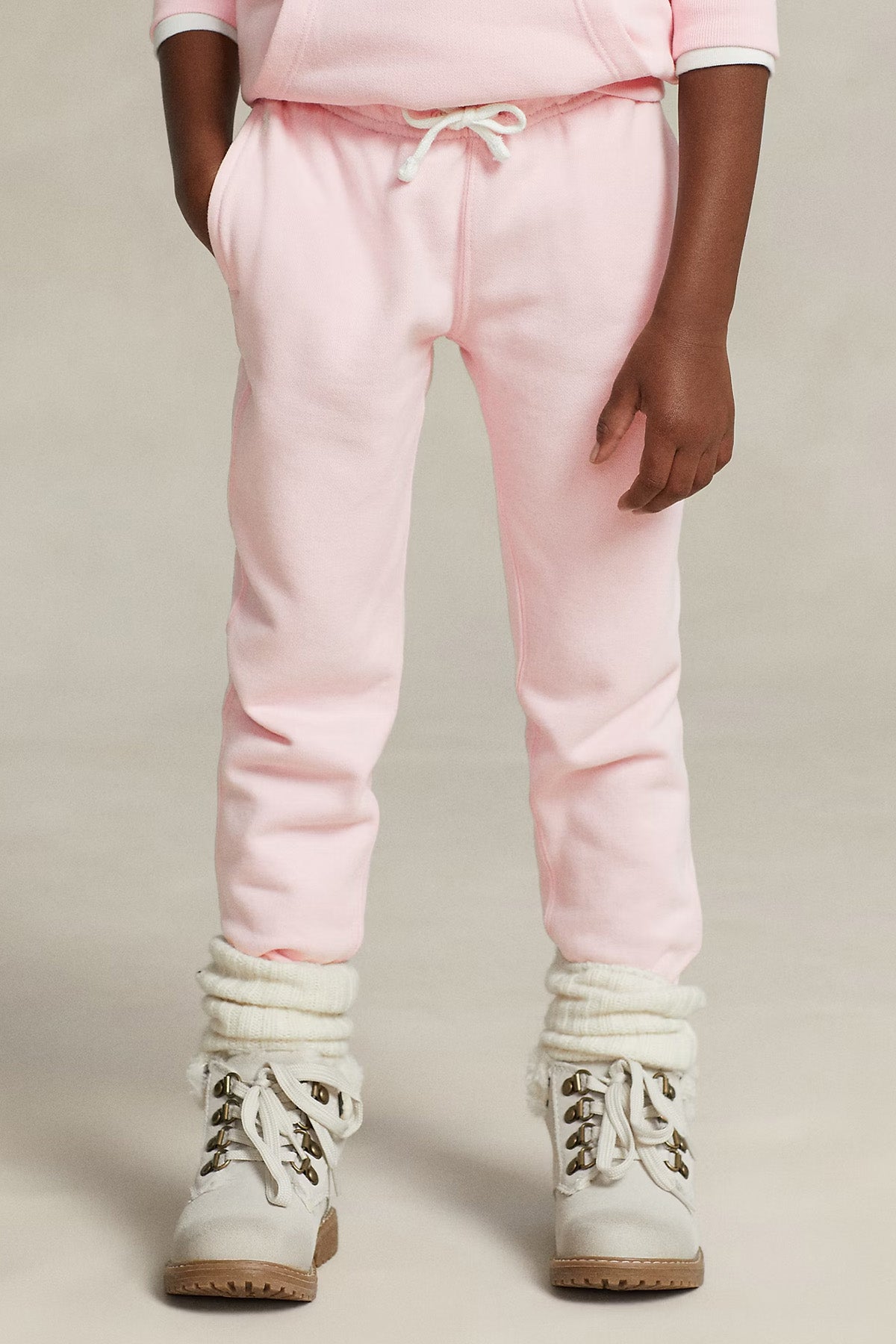 Polo Ralph Lauren Kids 3-5 Yaş Kız Çocuk Beli Lastikli Şardonlu Eşofman Altı