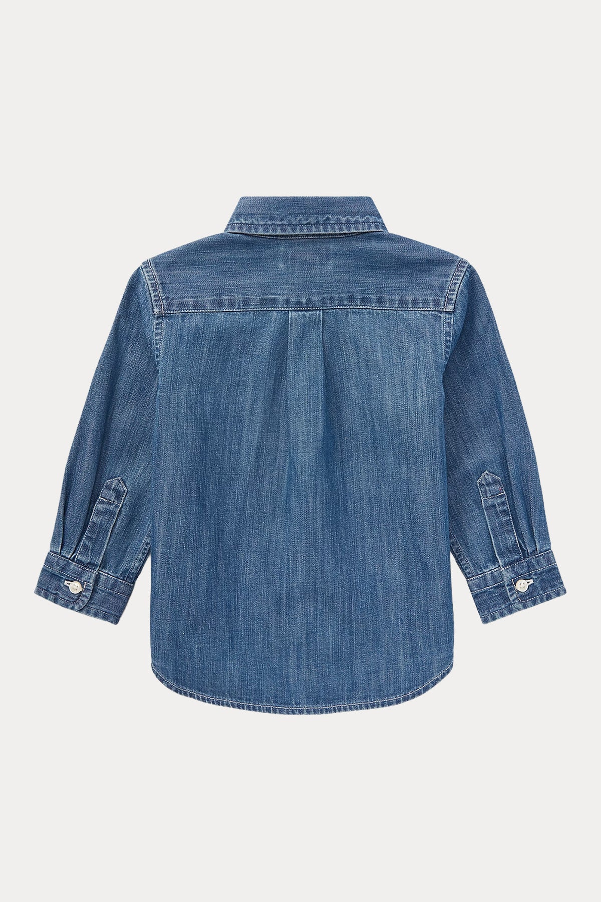 Polo Ralph Lauren Kids 18-24 Aylık Erkek Bebek Denim Gömlek