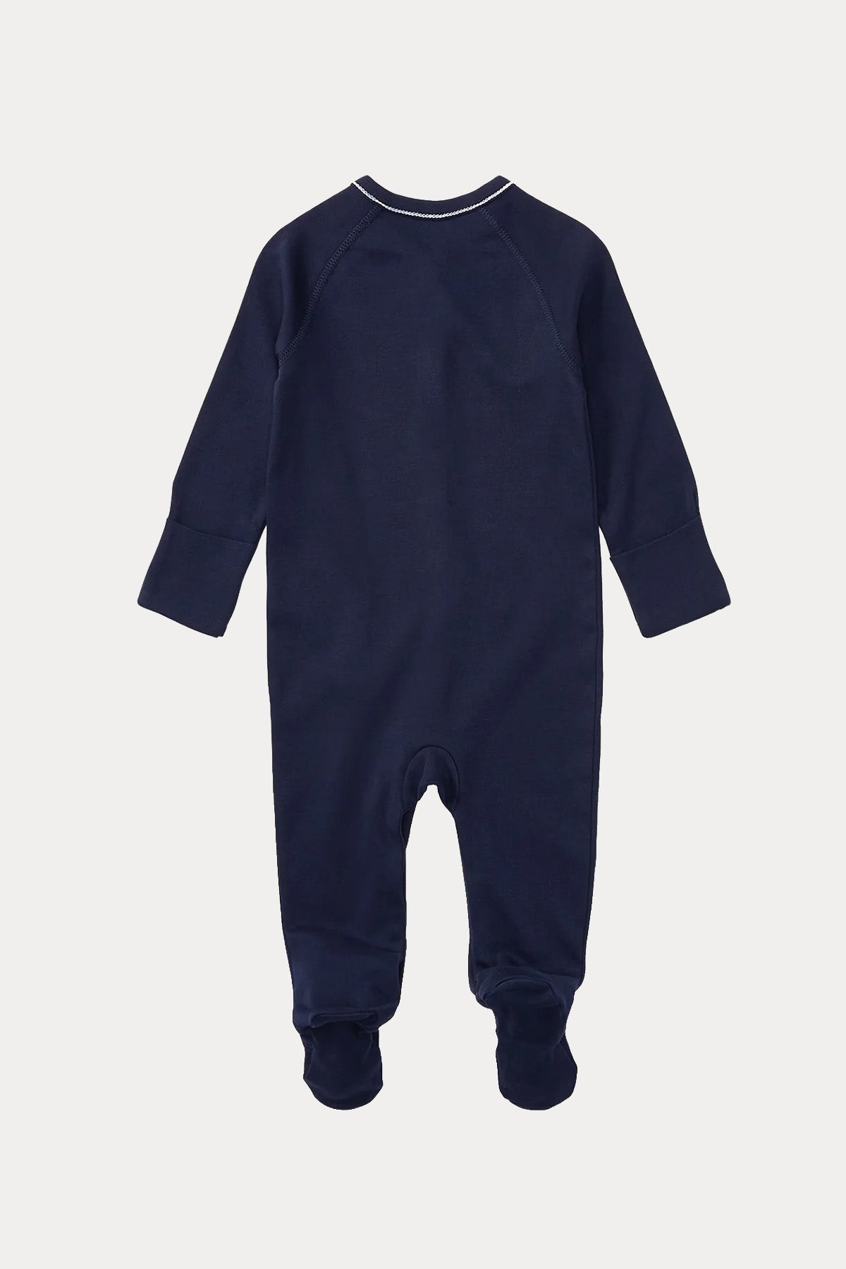 Polo Ralph Lauren Kids Yeni Doğan-3 Aylık Erkek Bebek Pony Logolu Tulum
