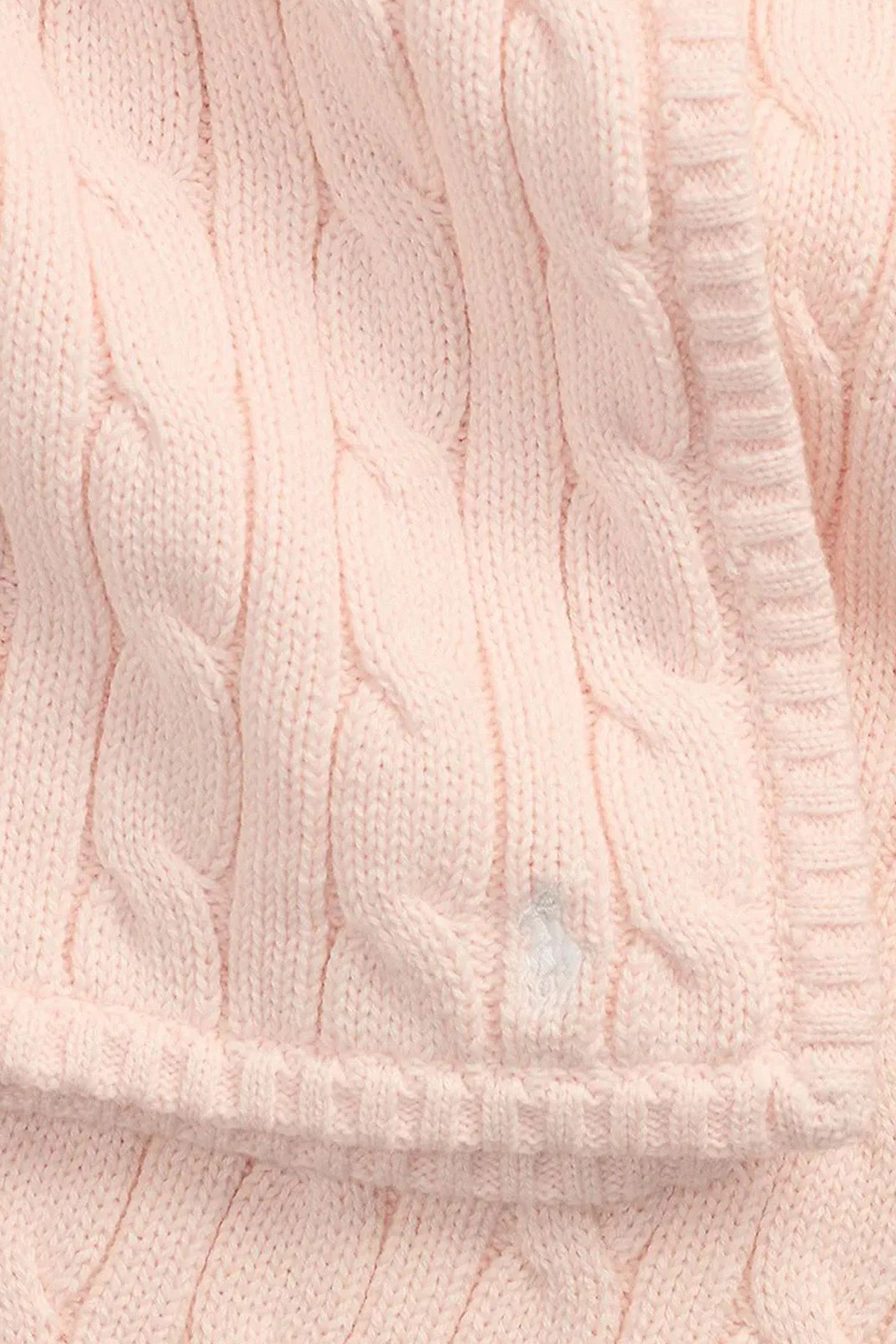 Polo Ralph Lauren Kids Kız Bebek Yumuşak Dokulu Saç Örgü Battaniye