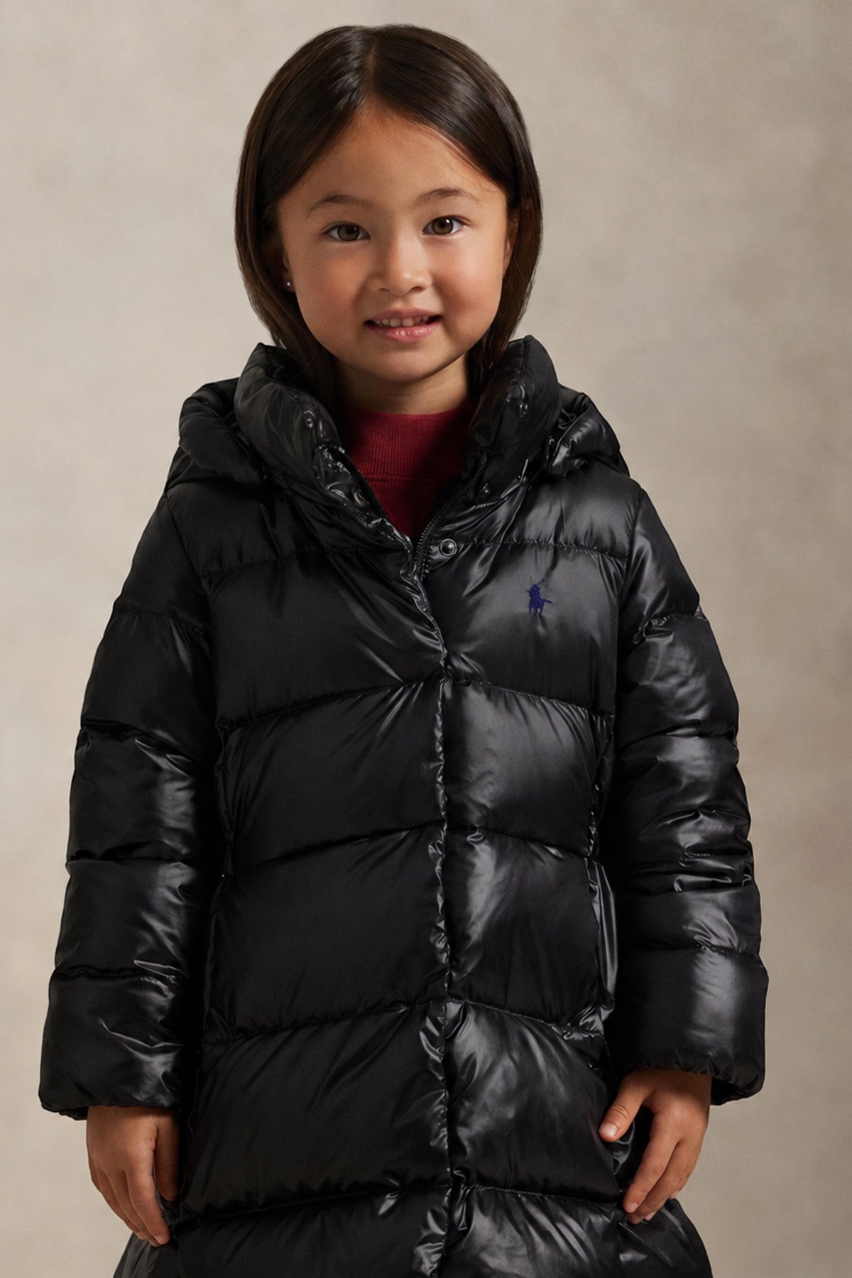 Polo Ralph Lauren Kids 3-5 Yaş Unisex Çocuk Kapüşonlu Puffer Mont