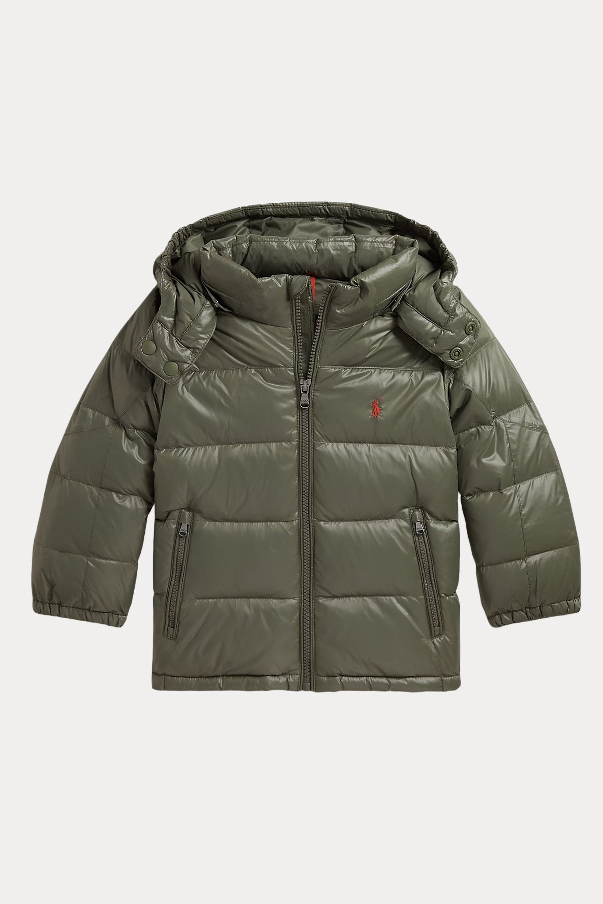 Polo Ralph Lauren Kids 4-6 Yaş Unisex Çocuk Kapüşonlu Puffer Mont