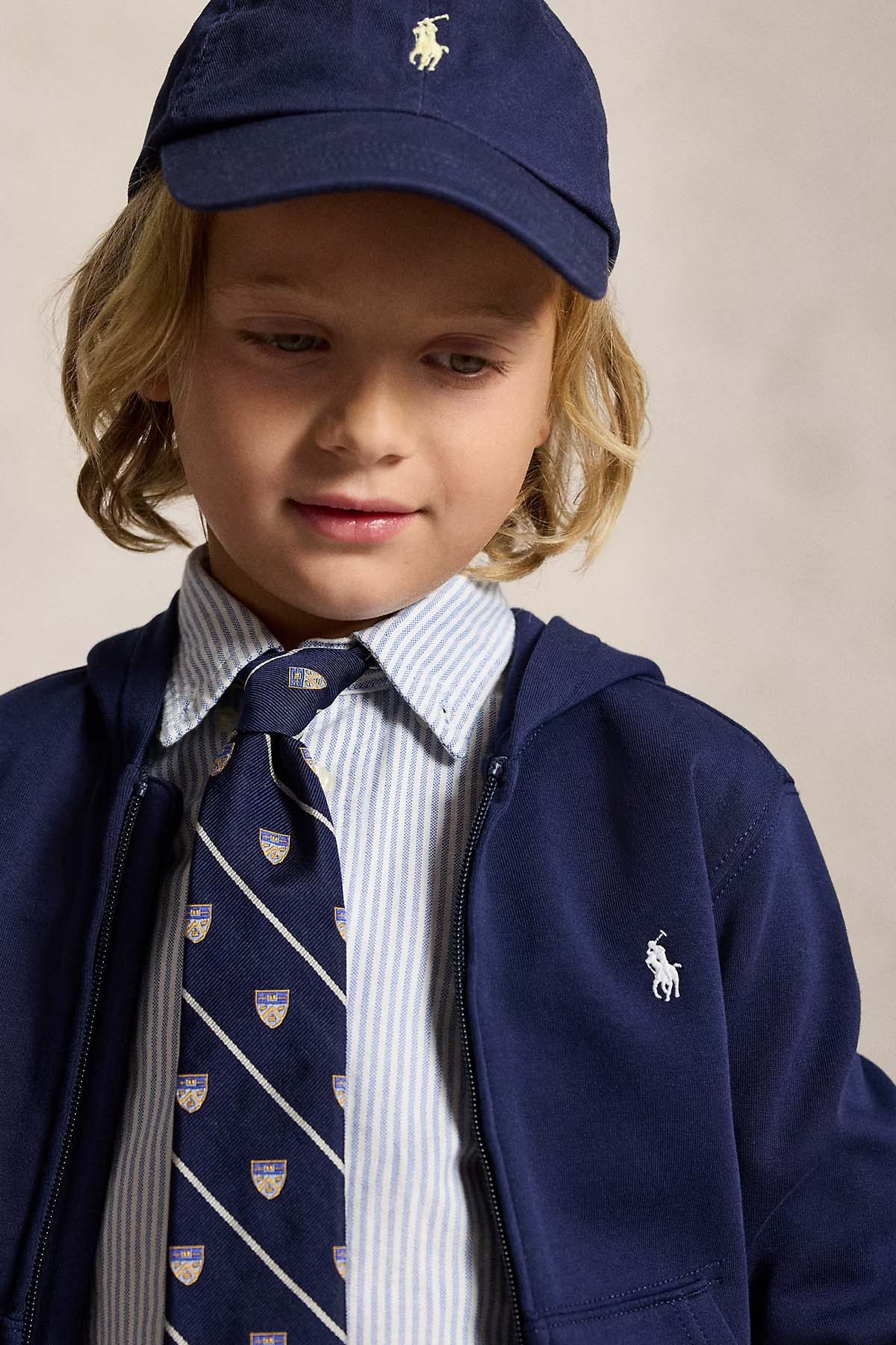 Polo Ralph Lauren Kids 4-5 Yaş Unisex Çocuk Kapüşonlu Sweatshirt Ceket