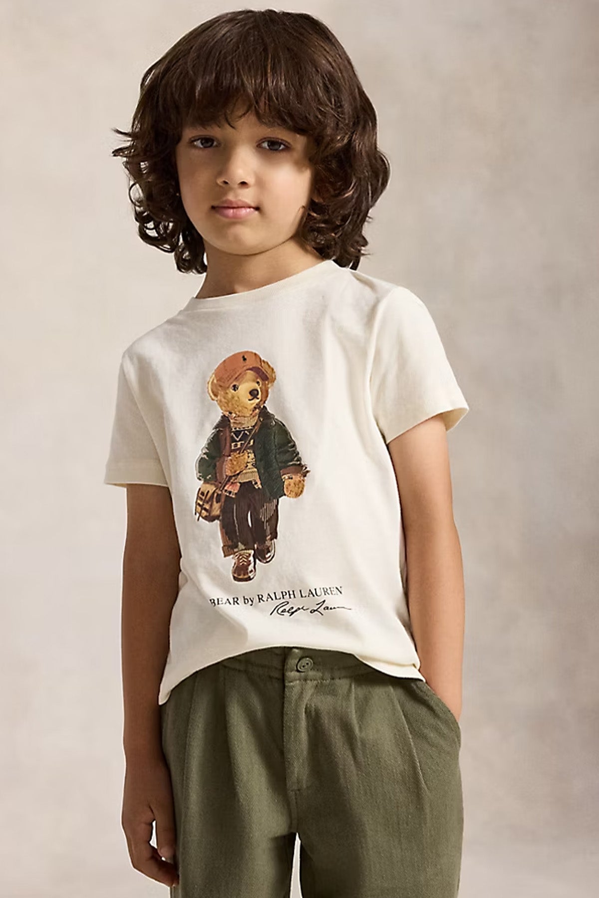 Polo Ralph Lauren Kids 3-7 Yaş Unisex Çocuk Polo Bear T-shirt