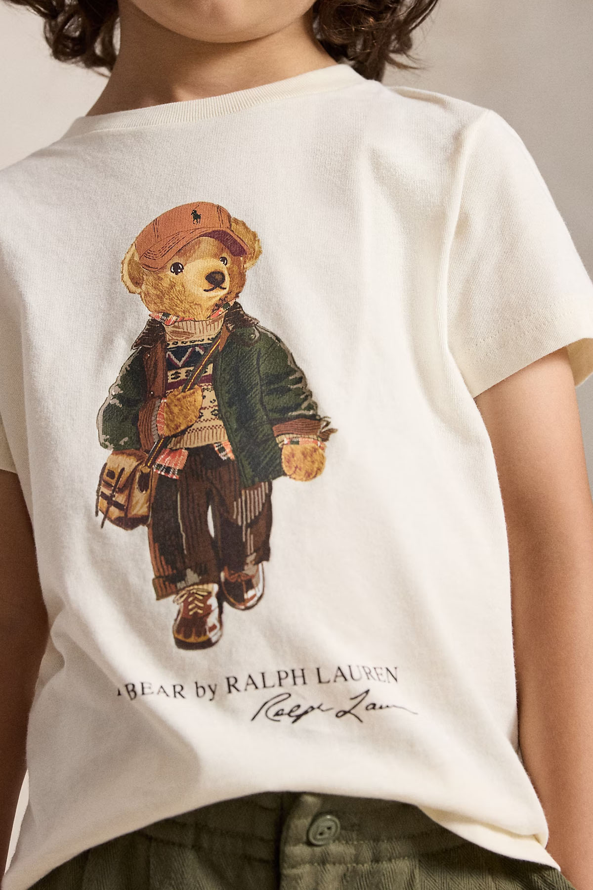 Polo Ralph Lauren Kids 3-7 Yaş Unisex Çocuk Polo Bear T-shirt