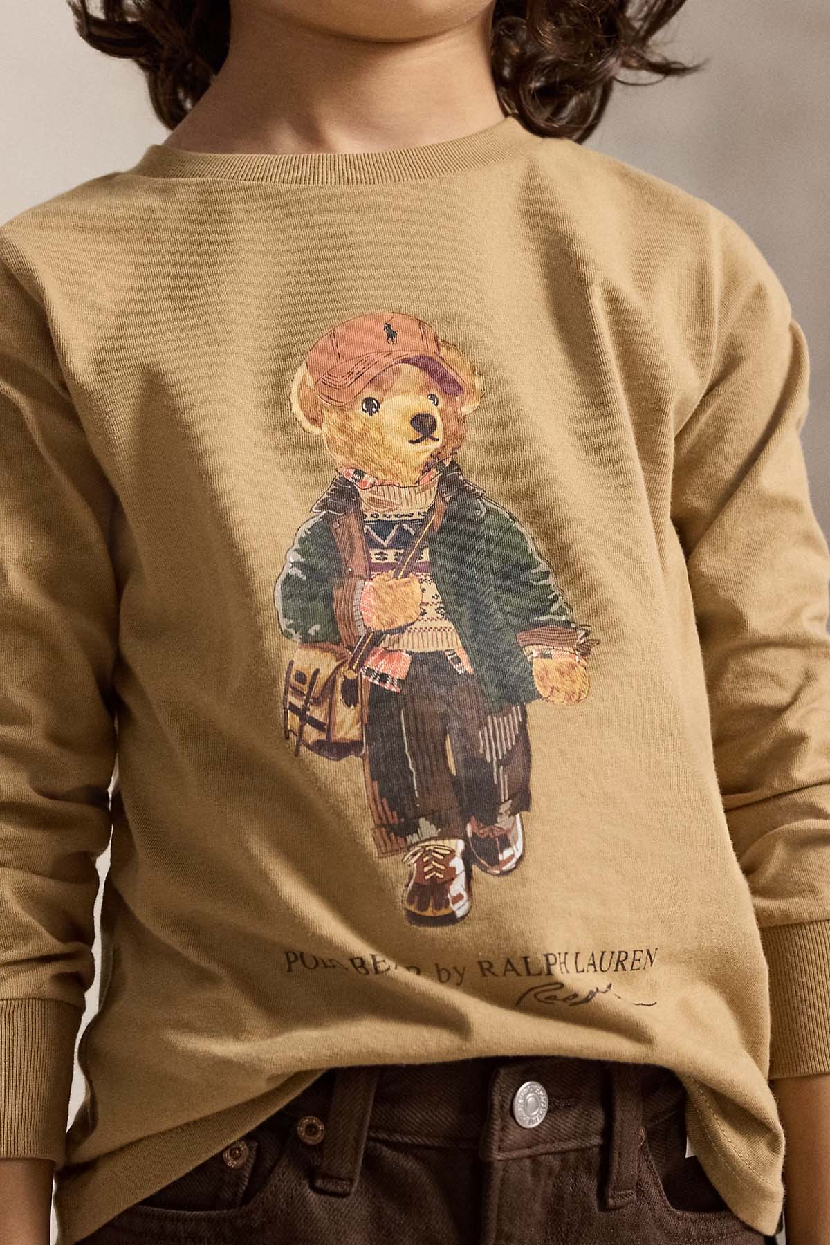 Polo Ralph Lauren Kids 4-5 Yaş Unisex Çocuk Polo Bear T-shirt