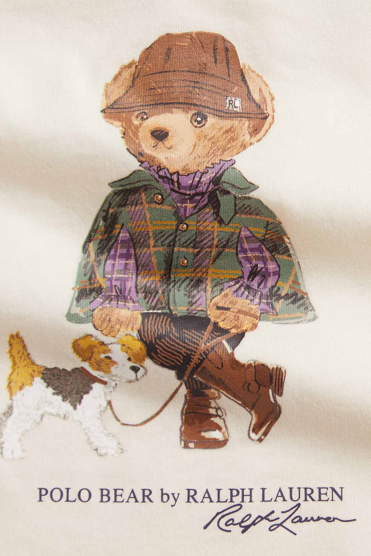 Polo Ralph Lauren Kids 18-24 Aylık Kız Bebek Polo Bear T-shirt