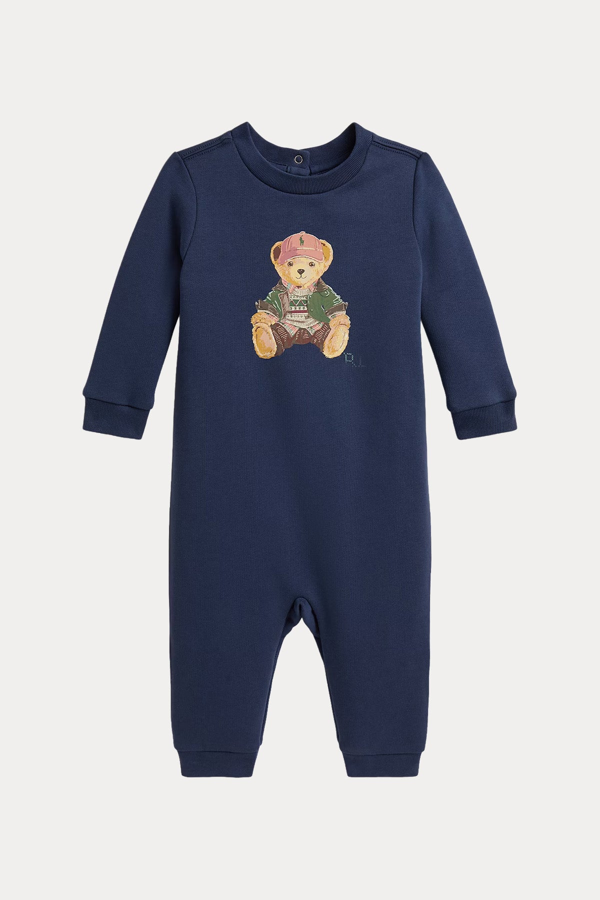 Polo Ralph Lauren Kids 9 Aylık Unisex Bebek Polo Bear Şardonlu Tulum