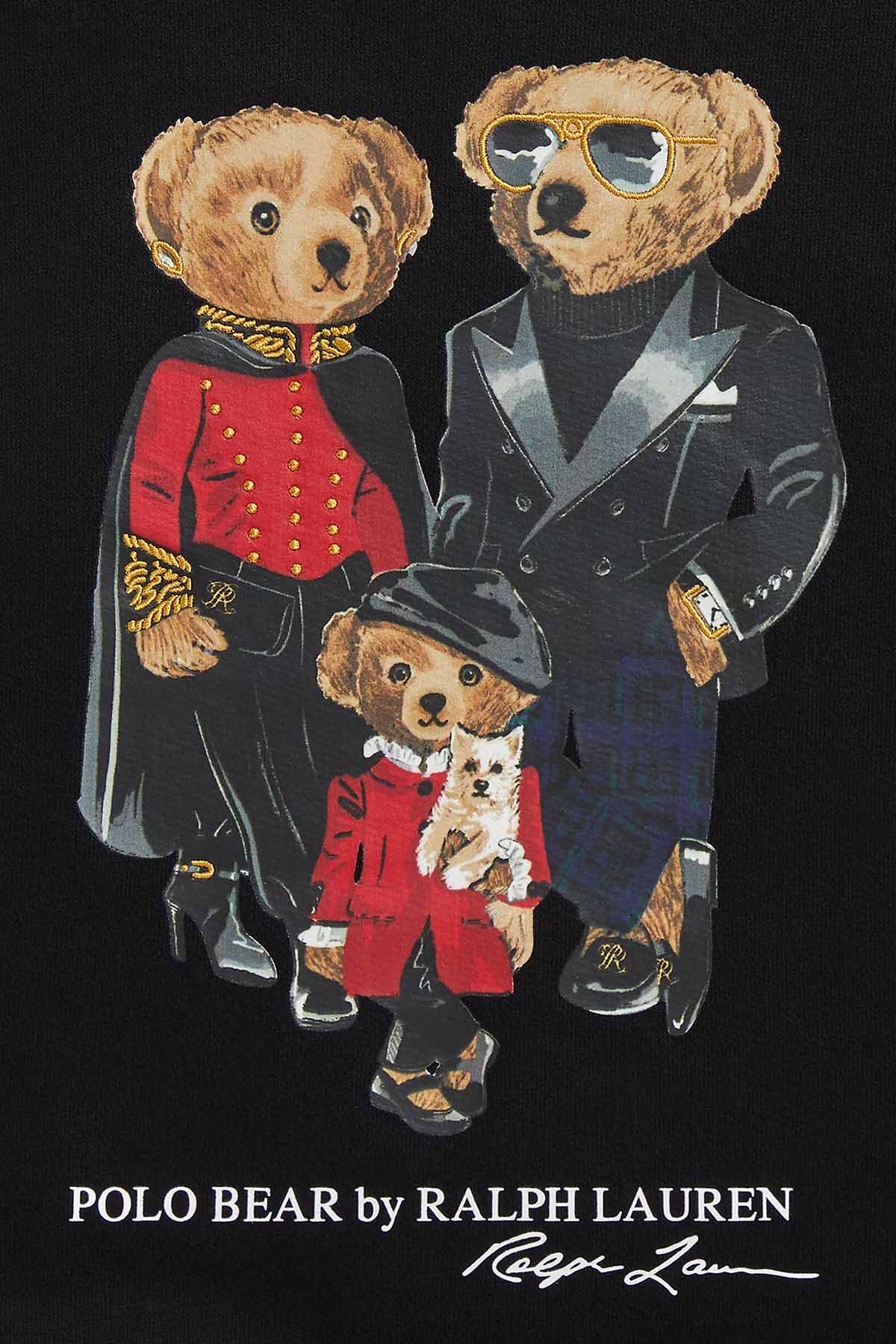 Polo Ralph Lauren Kids S-L Beden Unisex Çocuk Polo Bear Şardonlu Sweatshirt