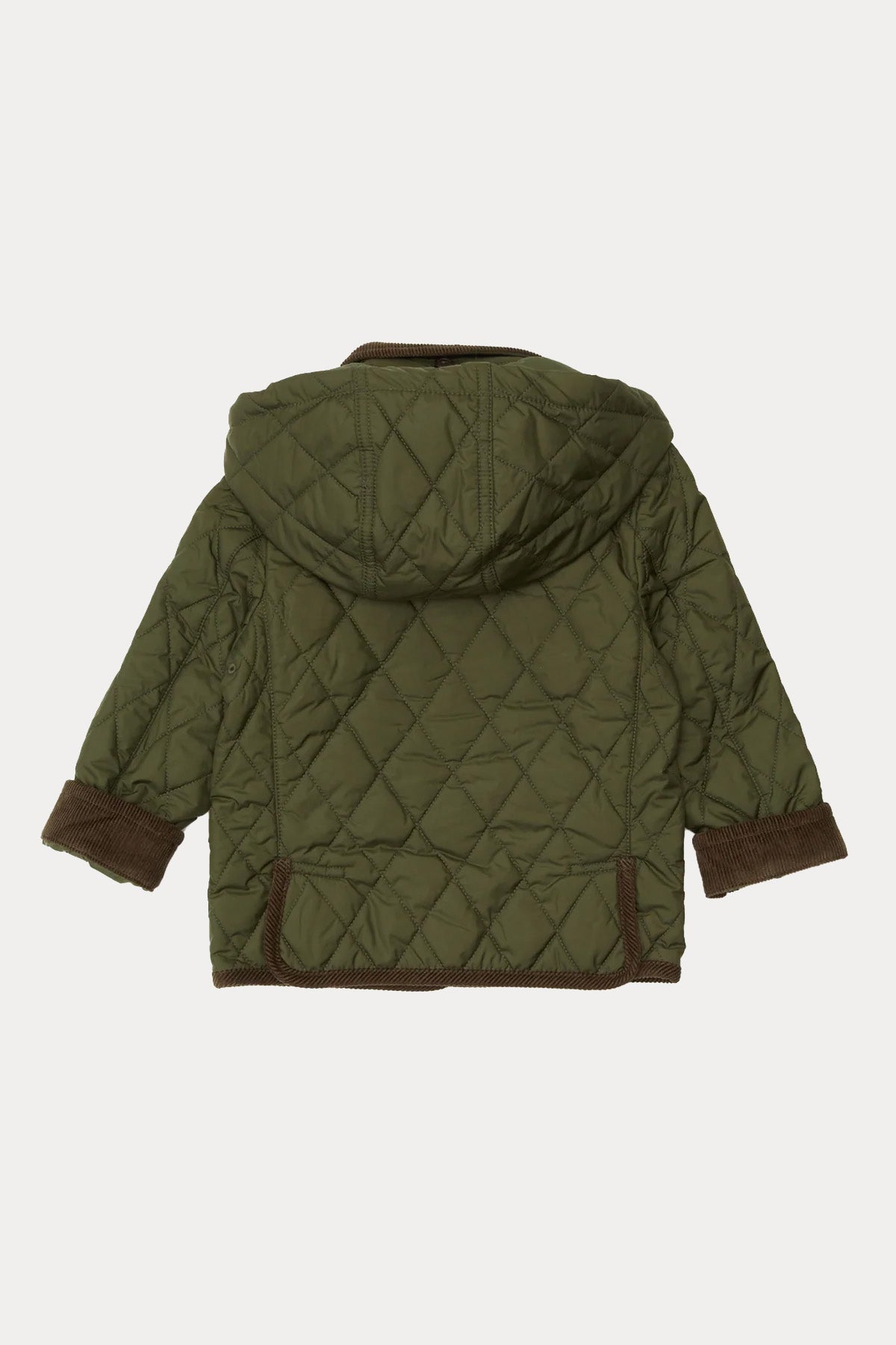 Polo Ralph Lauren Kids 5-7 Yaş Erkek Çocuk Kapitone Desenli Kapüşonlu Mont