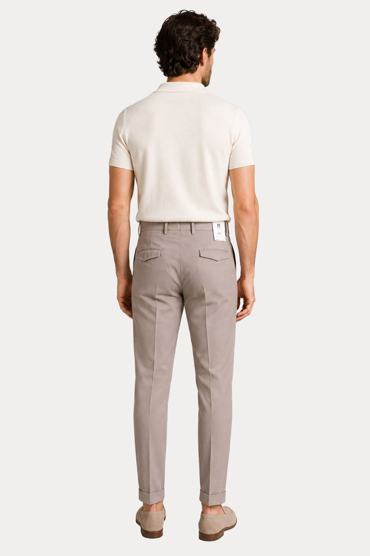 Pantaloni Torino Master Fit Yandan Cepli Streç Duble Paça Pantolon