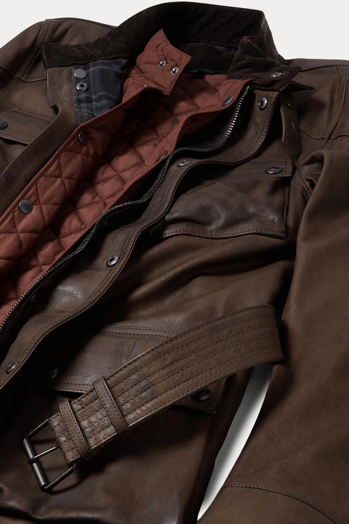 Belstaff Regular Fit Kapitone Desenli Puffer Yelek