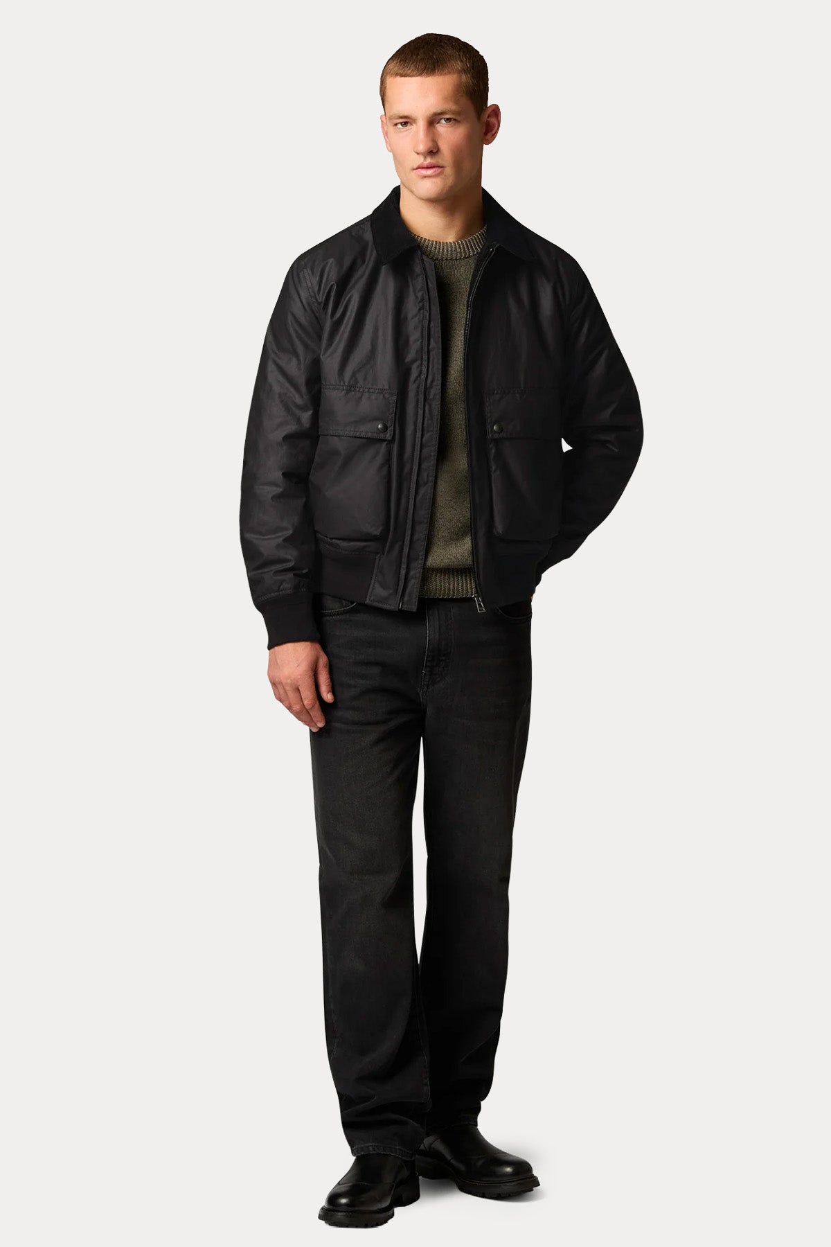 Belstaff Regular Fit Mumlu Kumaş Puffer Bomber Ceket