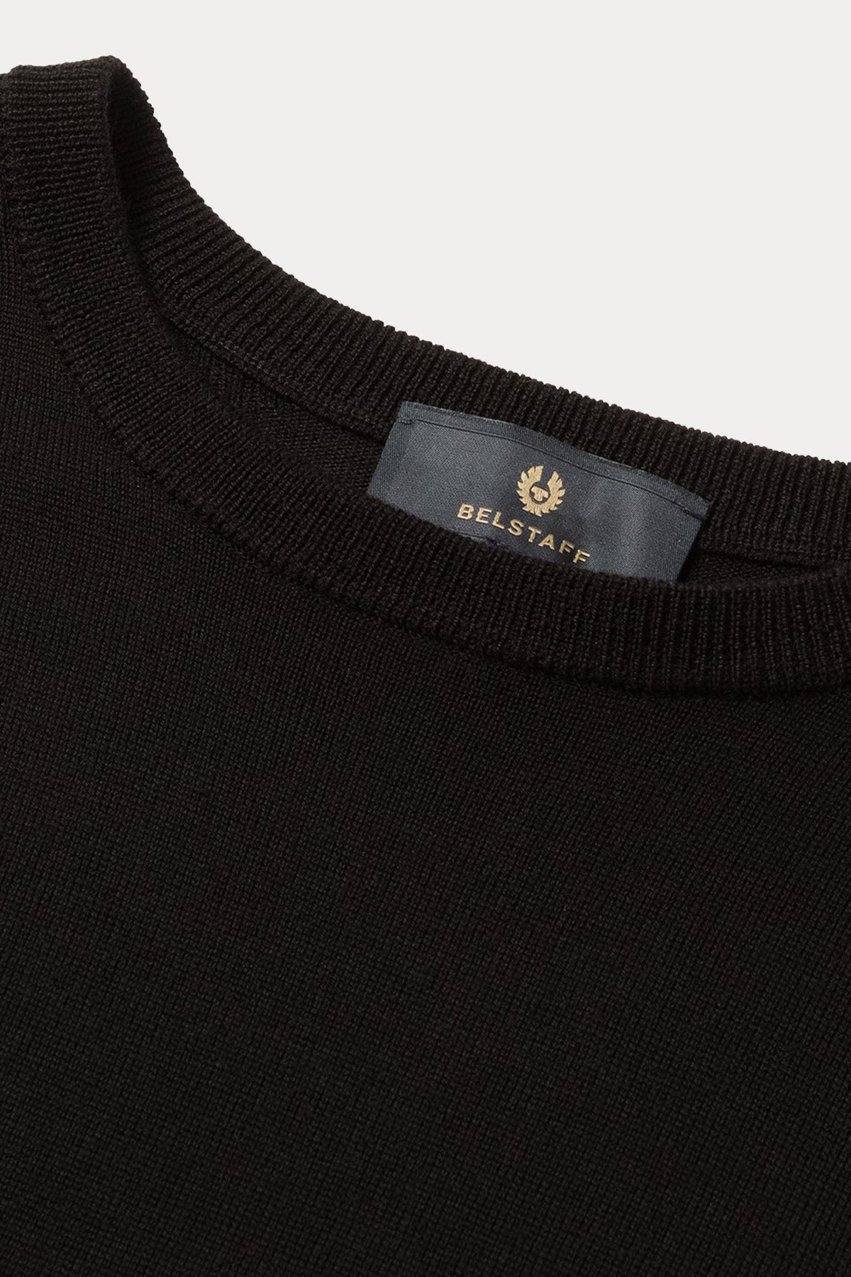 Belstaff Regular Fit Yuvarlak Yaka İnce Örgü Yün Triko