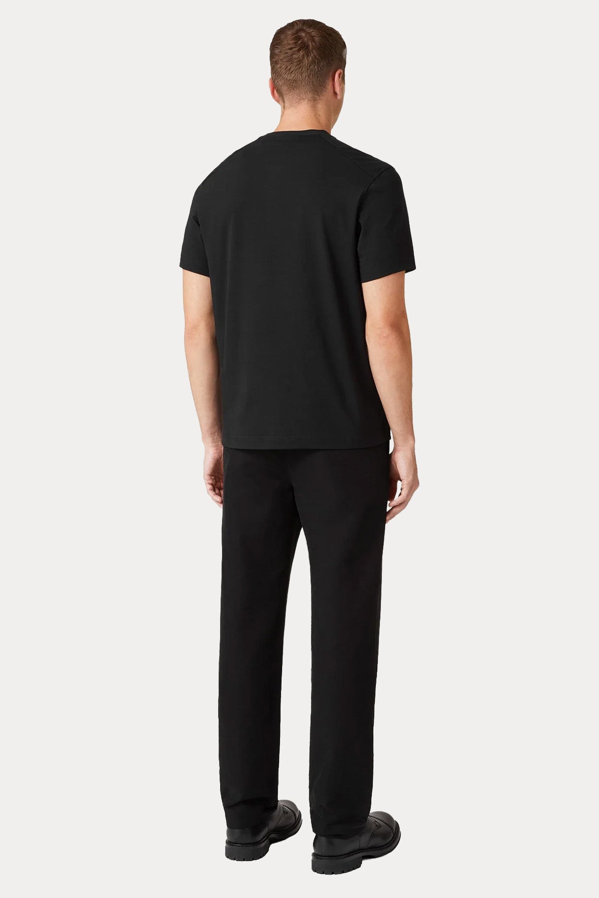 Belstaff Regular Fit Yuvarlak Yaka Logolu Streç T-shirt