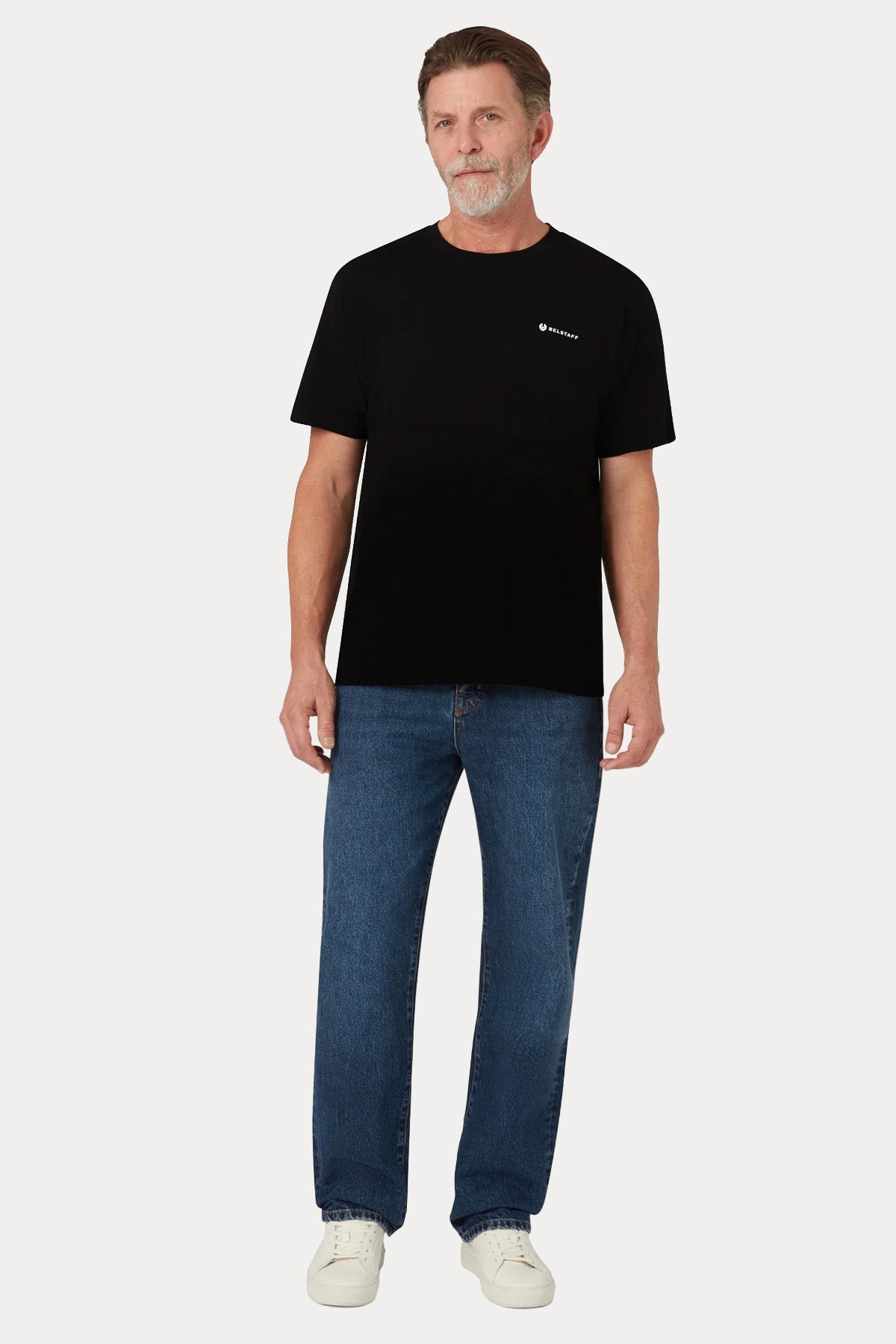 Belstaff 3'lü Paket Regular Fit Yuvarlak Yaka Logolu T-shirt