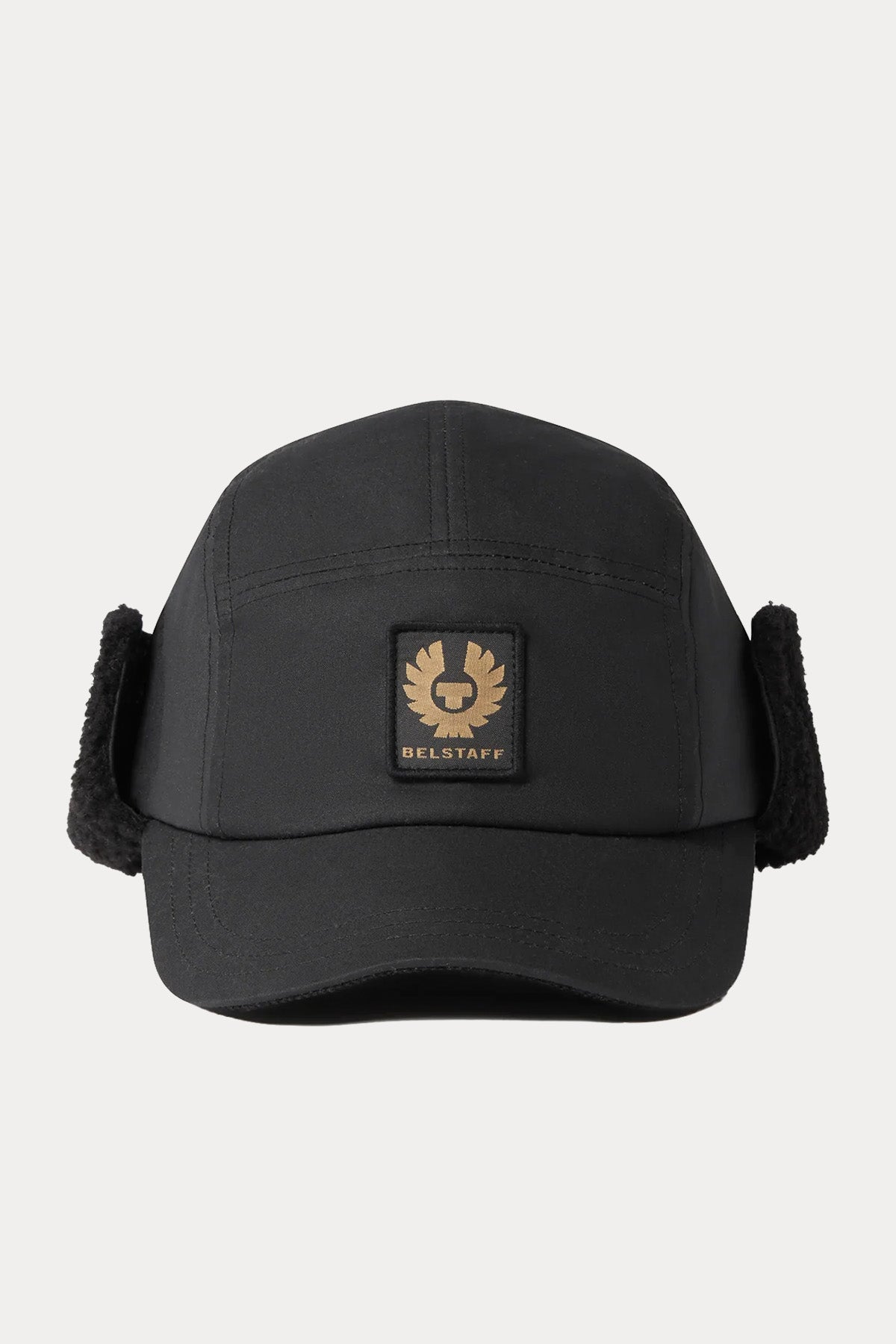 Belstaff Mumlu Kumaş Logolu Kürklü Şapka