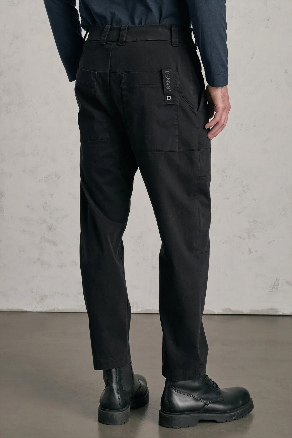 Transit Loose Fit Yandan Cepli Streç Pantolon