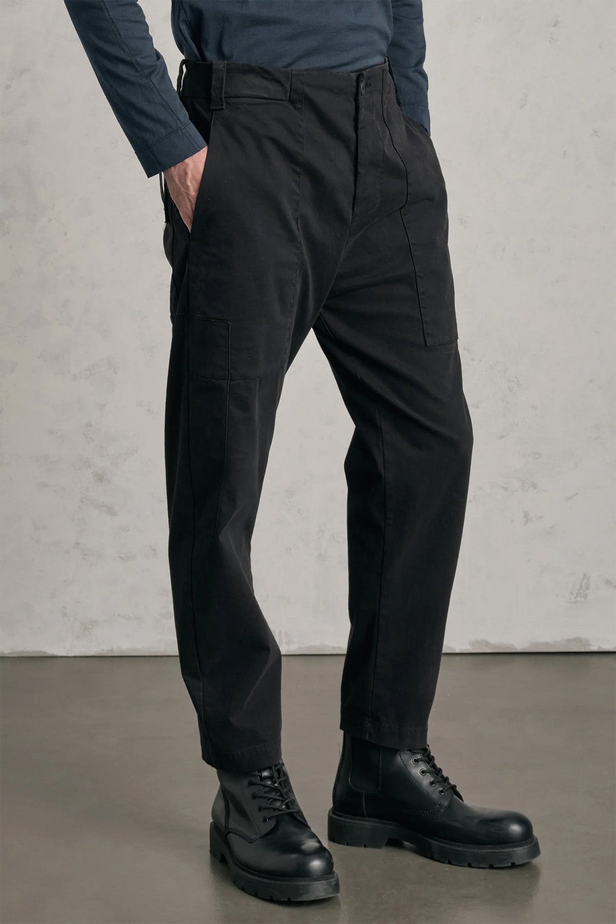 Transit Loose Fit Yandan Cepli Streç Pantolon