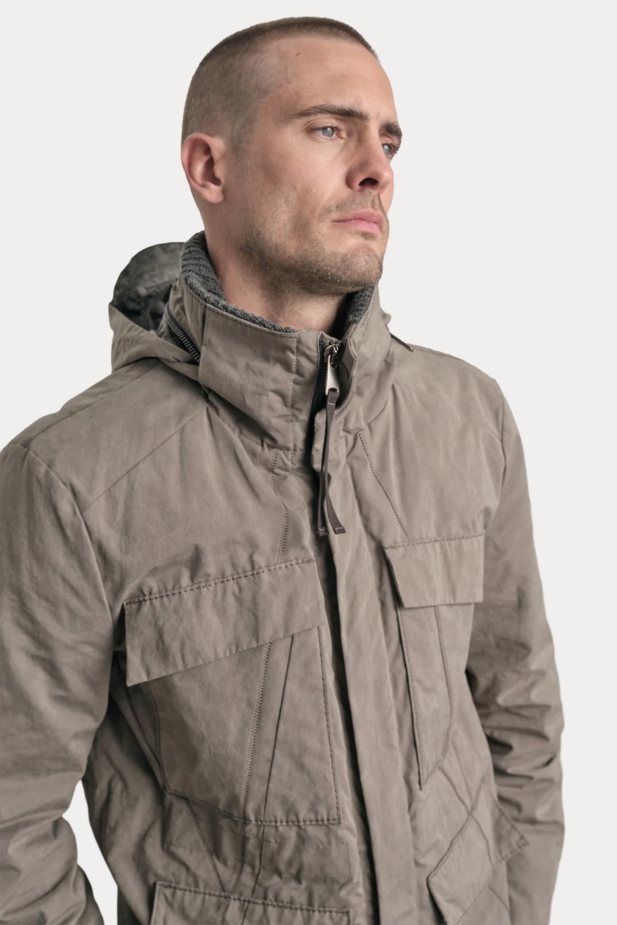 Transit Regular Fit Kapüşonlu Puffer Mont