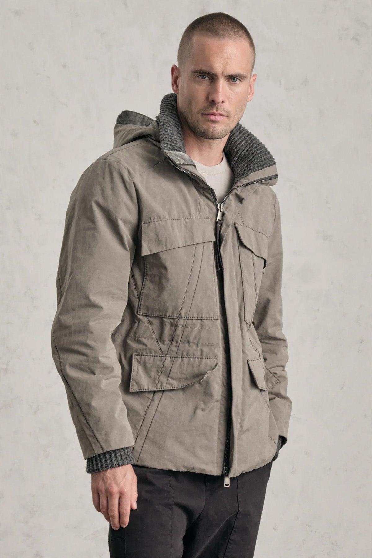 Transit Regular Fit Kapüşonlu Puffer Mont