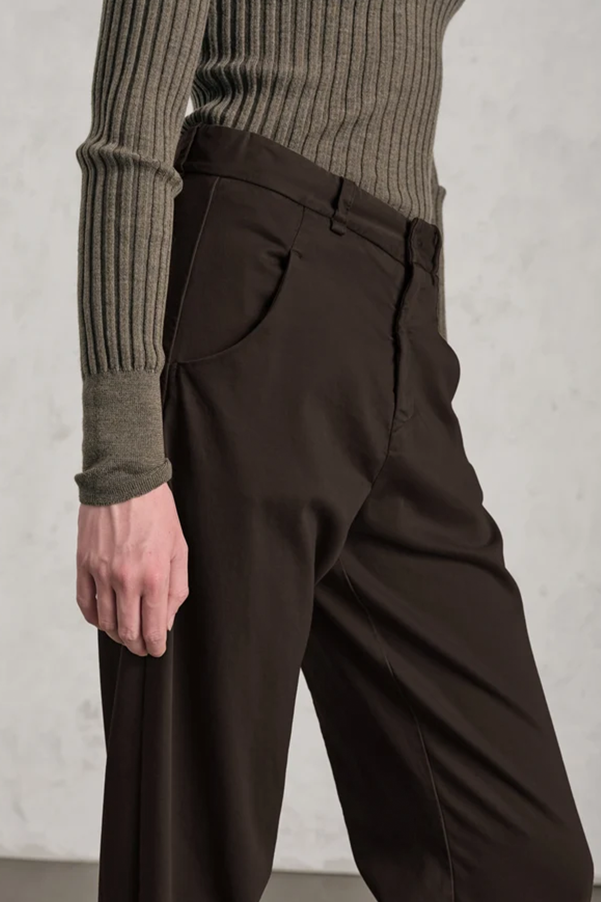 Transit Comfort Fit Yandan Cepli Streç Pantolon