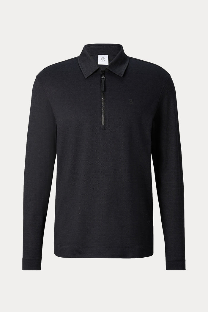 Bogner Bailey Fermuarlı Polo Yaka T-shirt