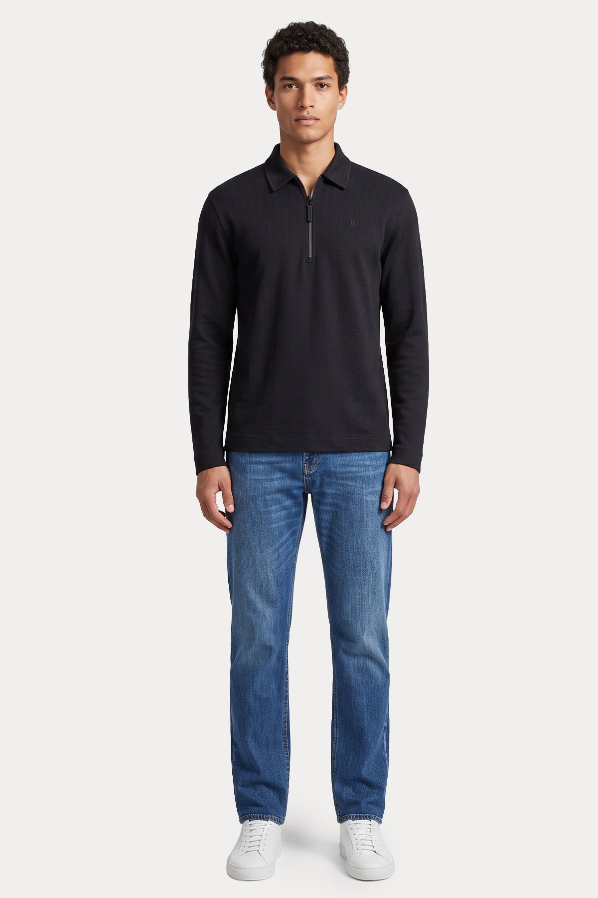 Bogner Bailey Fermuarlı Polo Yaka T-shirt