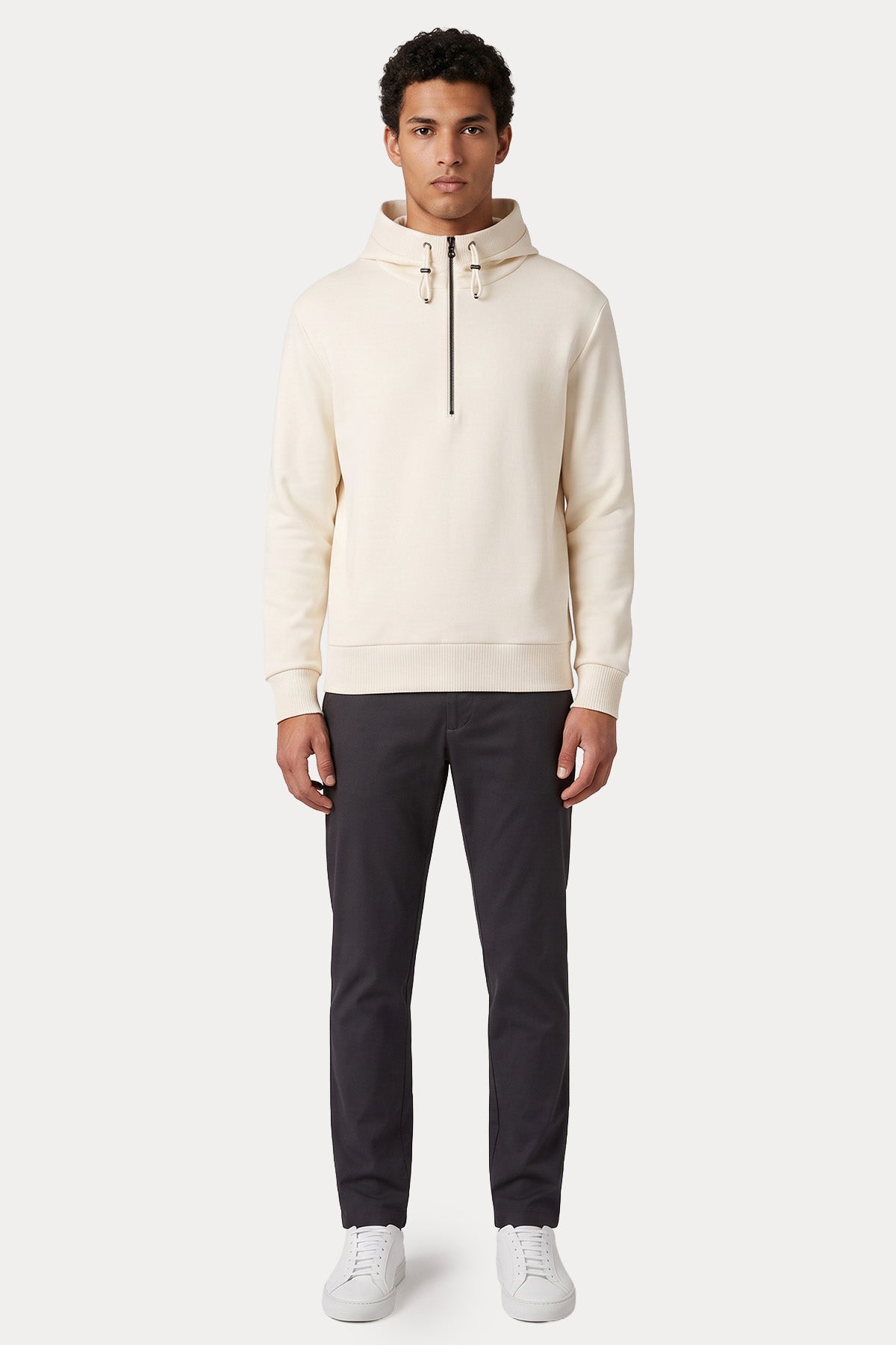 Bogner Walker Yarım Fermuarlı Şardonlu Kapüşonlu Sweatshirt
