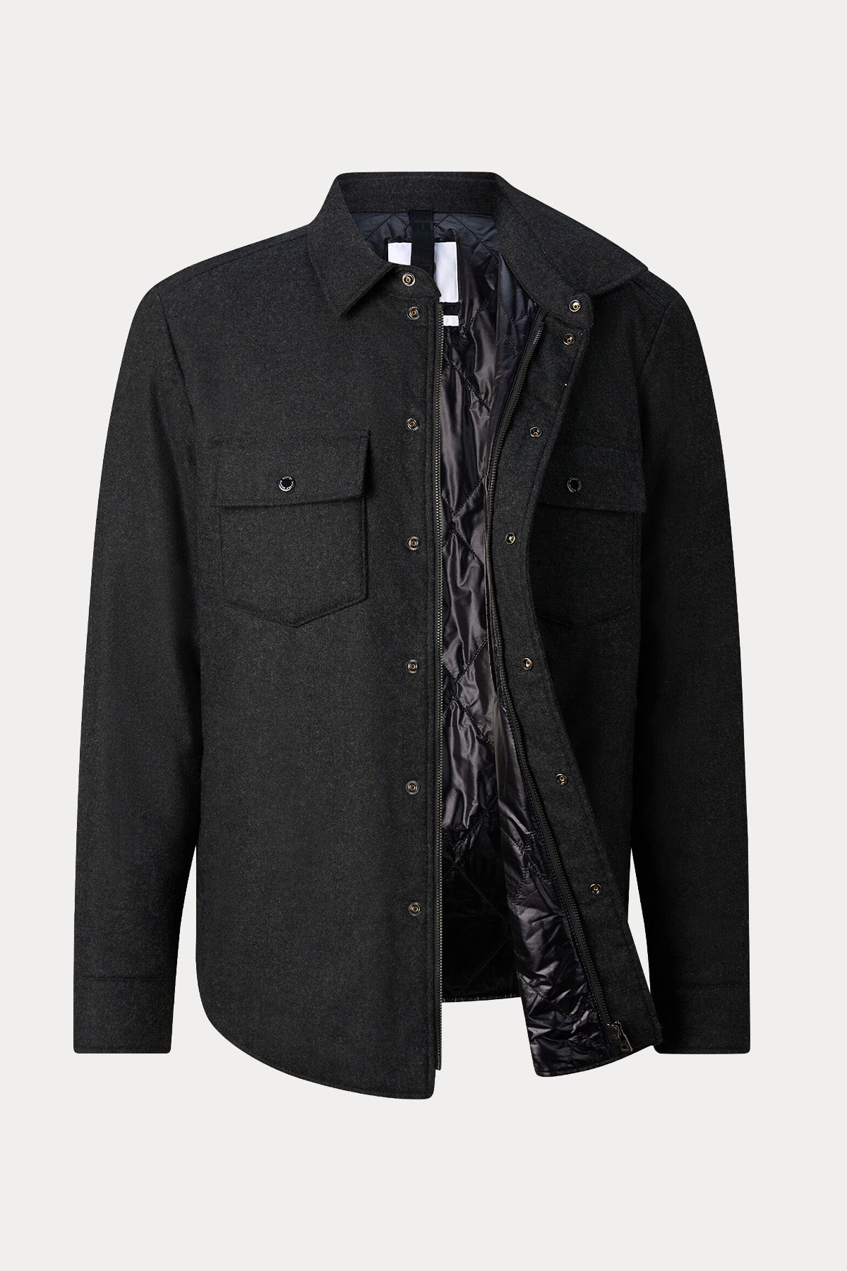 Bogner Olli Regular Fit Dolgulu Yün Gömlek Ceket