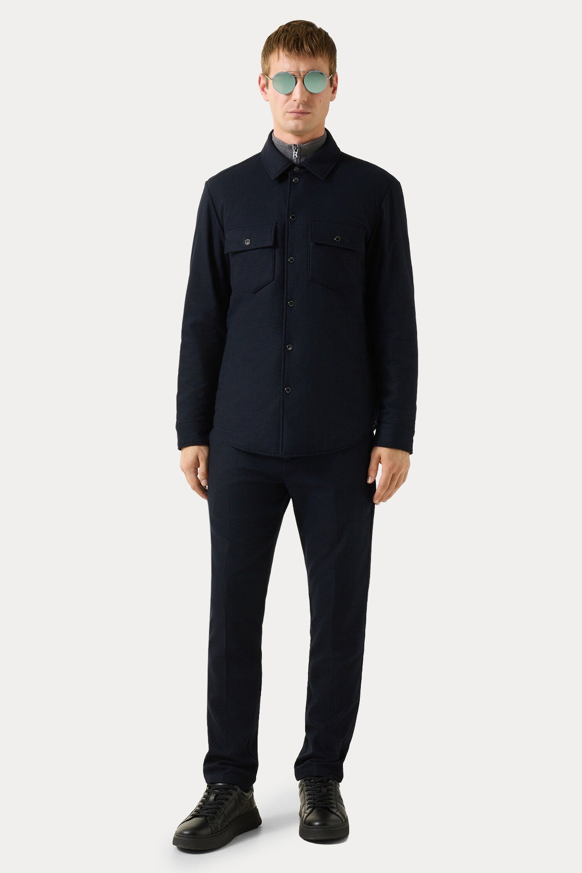 Bogner Olli Regular Fit Dolgulu Yün Gömlek Ceket