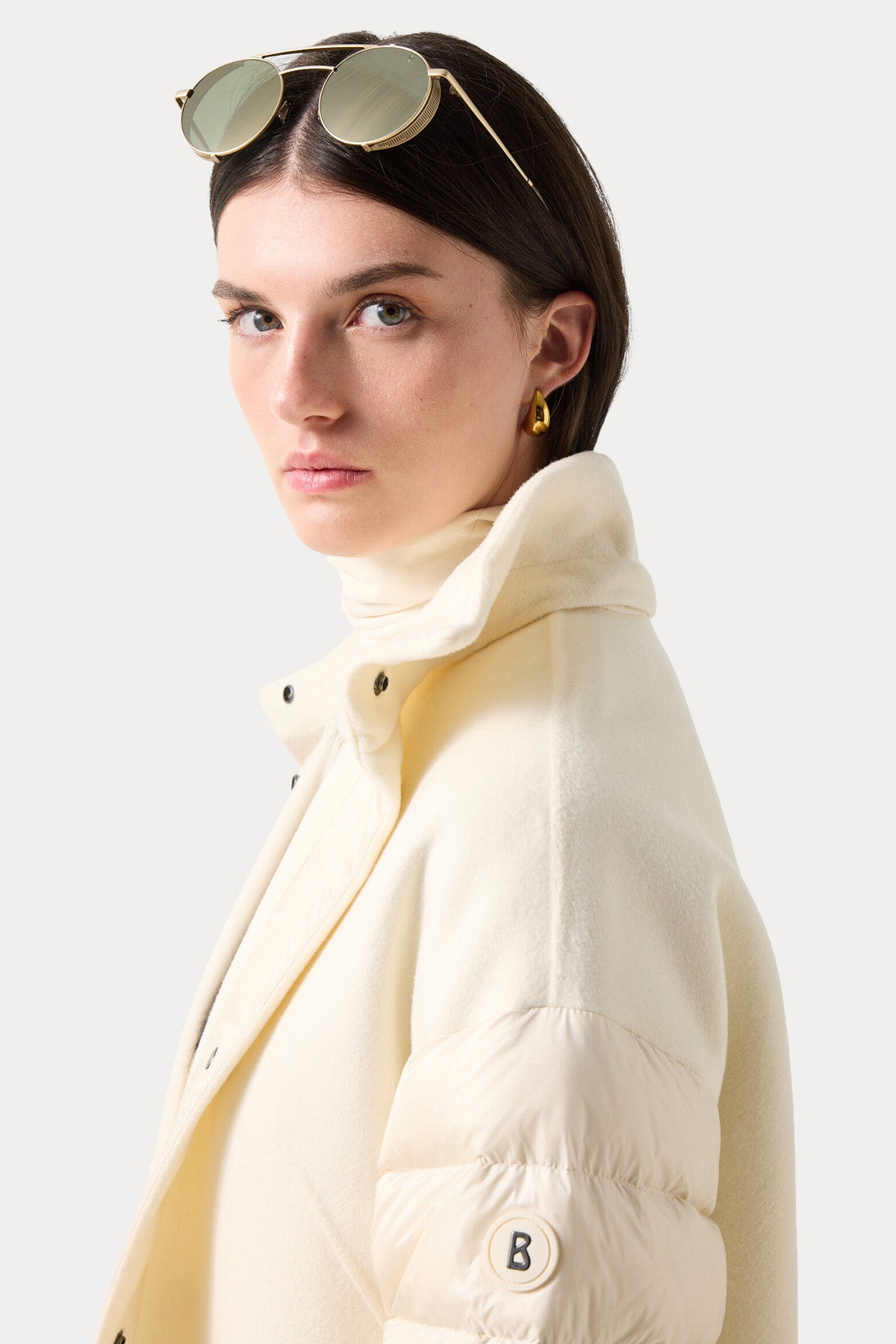 Bogner Trisha Loose Fit Kapüşonlu Yün Kaban
