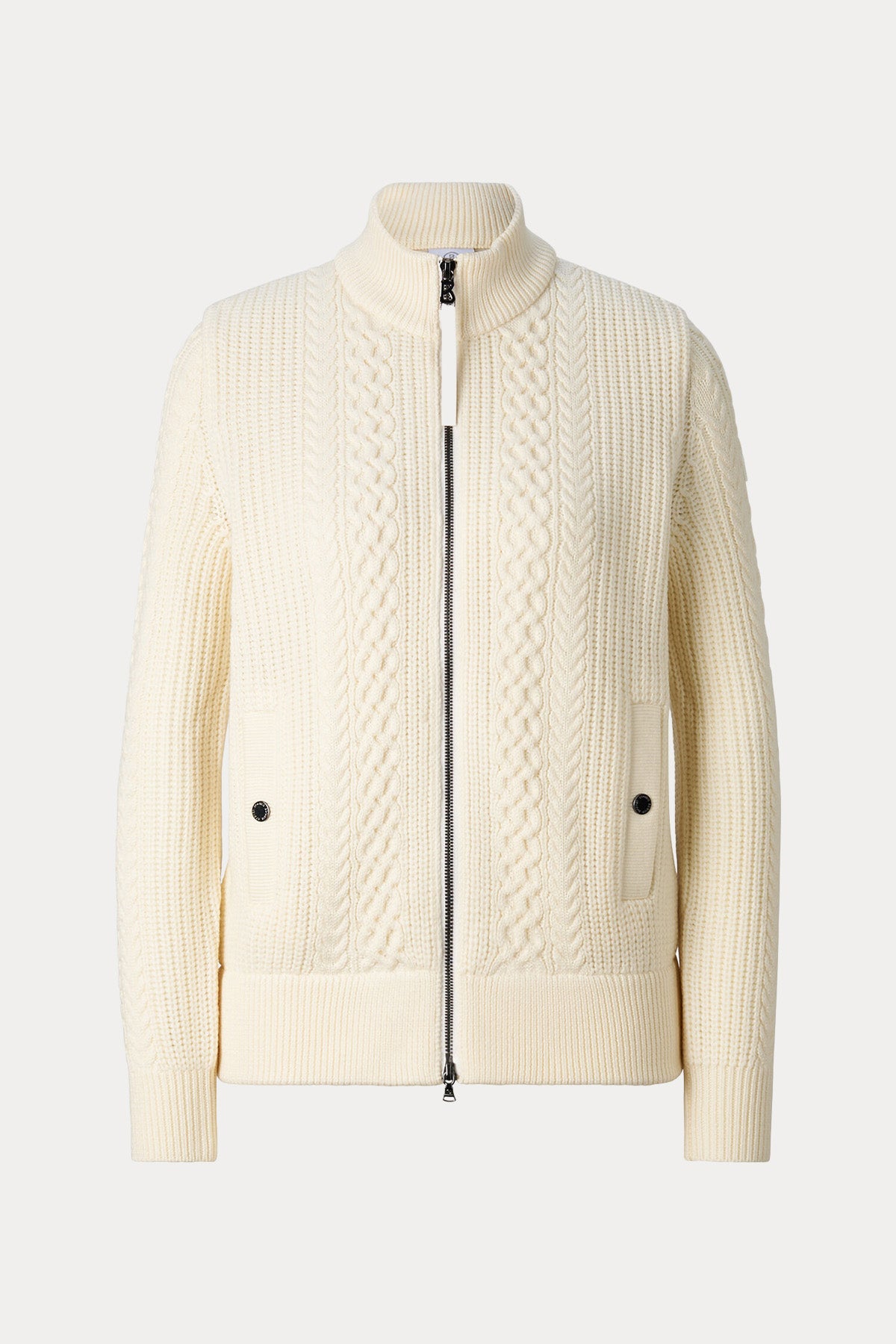 Bogner Zamila Regular Fit Dik Yaka Puffer Triko Ceket