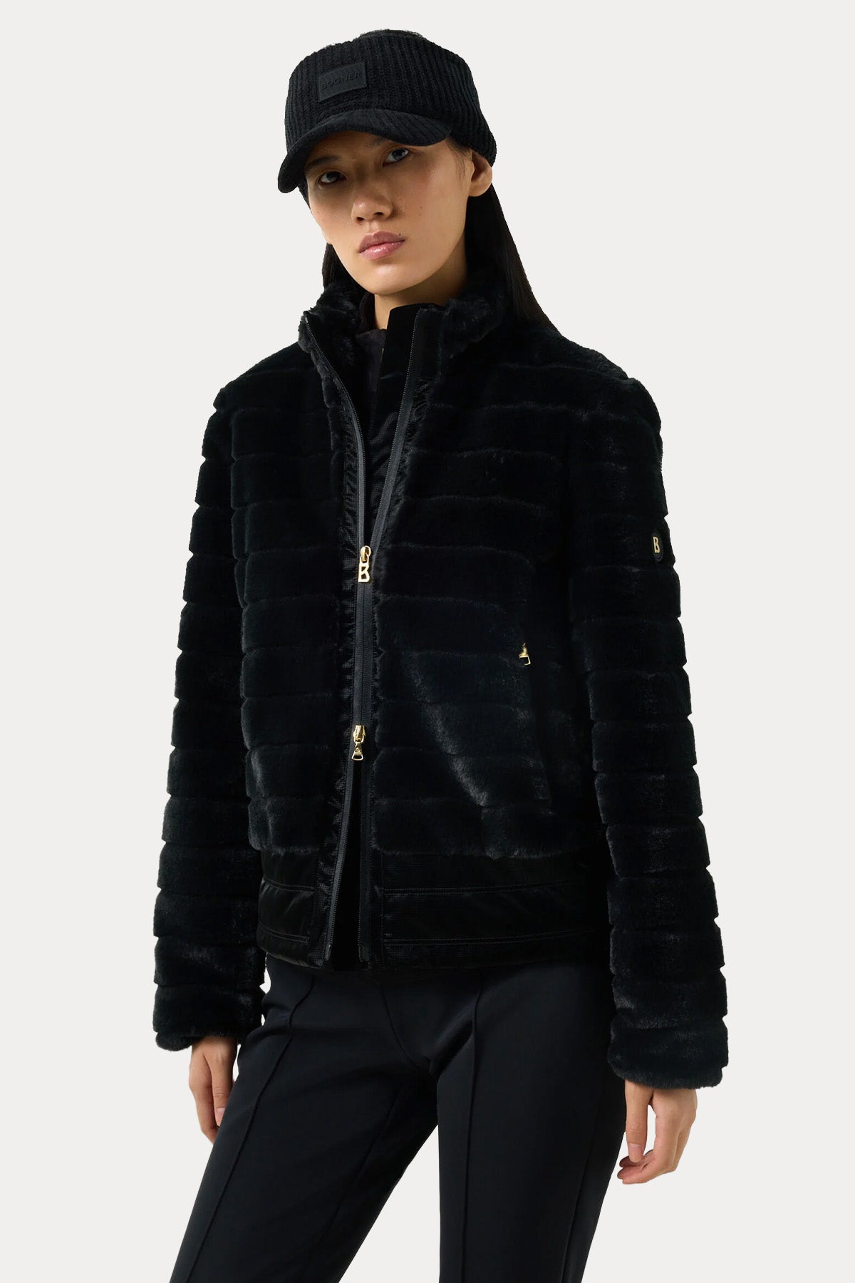Bogner Valesca Dik Yaka Peluş Ceket