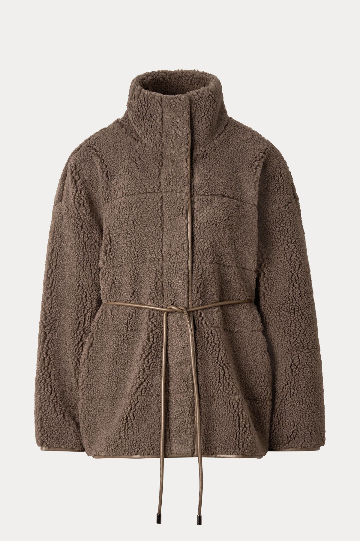 Bogner Kimberly Loose Fit Dik Yaka Peluş Ceket