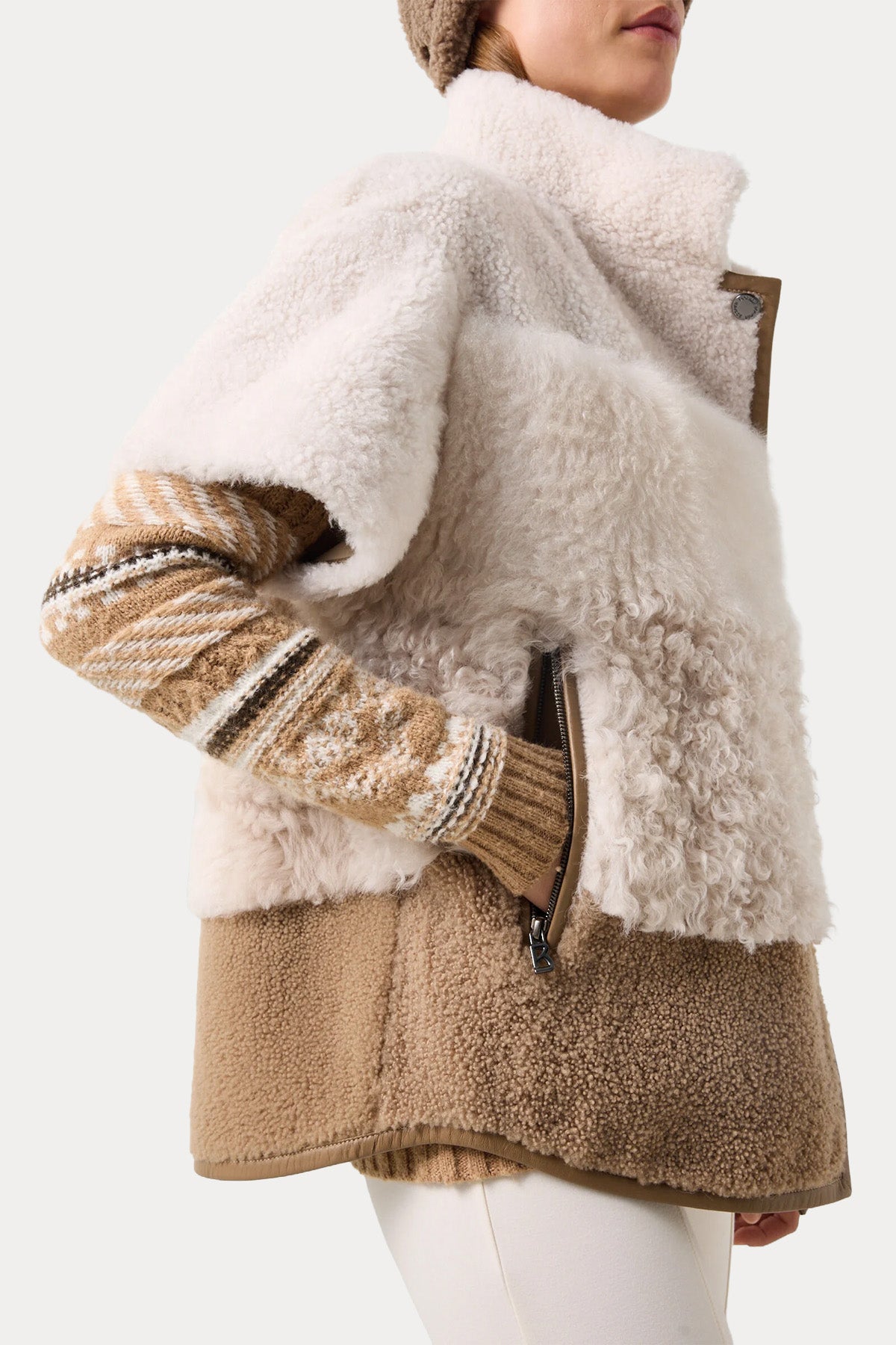 Bogner Lexy Relaxed Fit Kuzu Derisi Ceket
