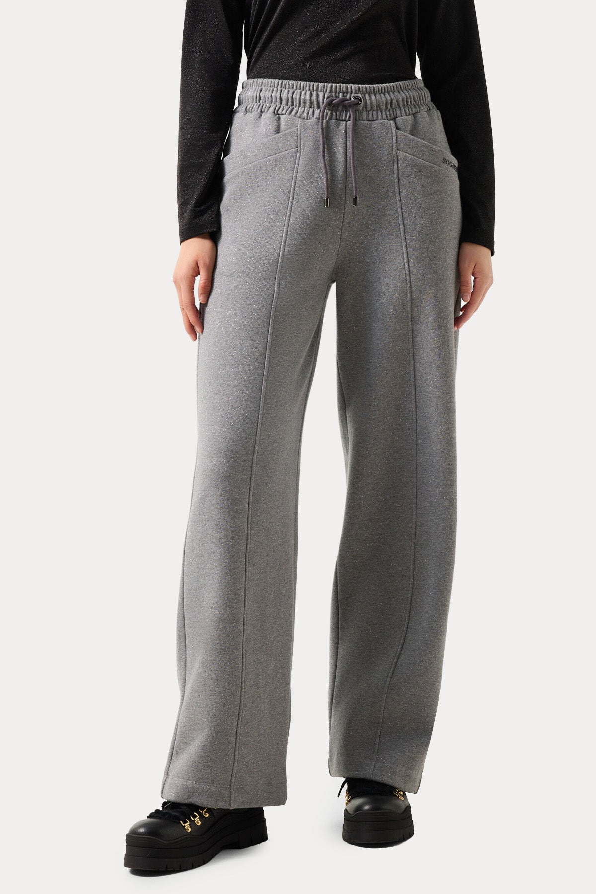 Bogner Toto Relaxed Fit Beli Lastikli Şardonlu Eşofman Altı