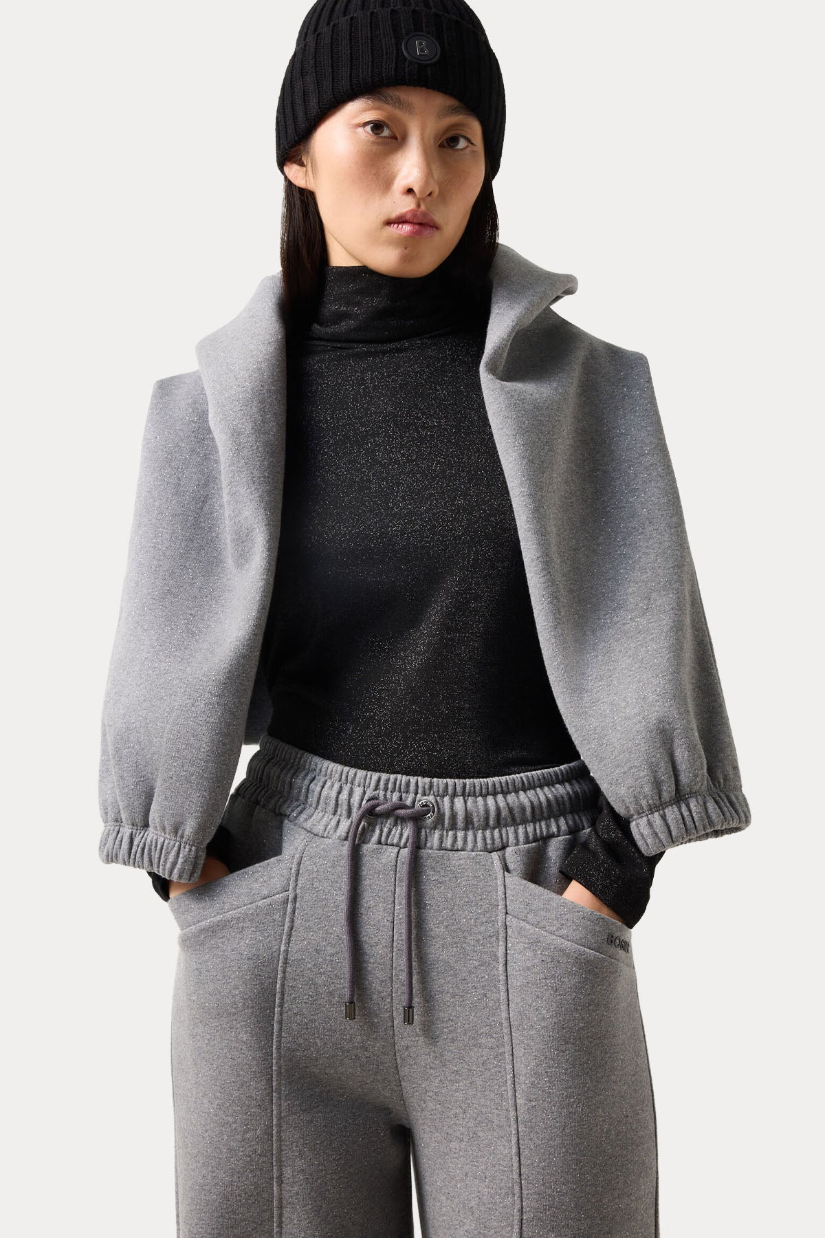 Bogner Toto Relaxed Fit Beli Lastikli Şardonlu Eşofman Altı