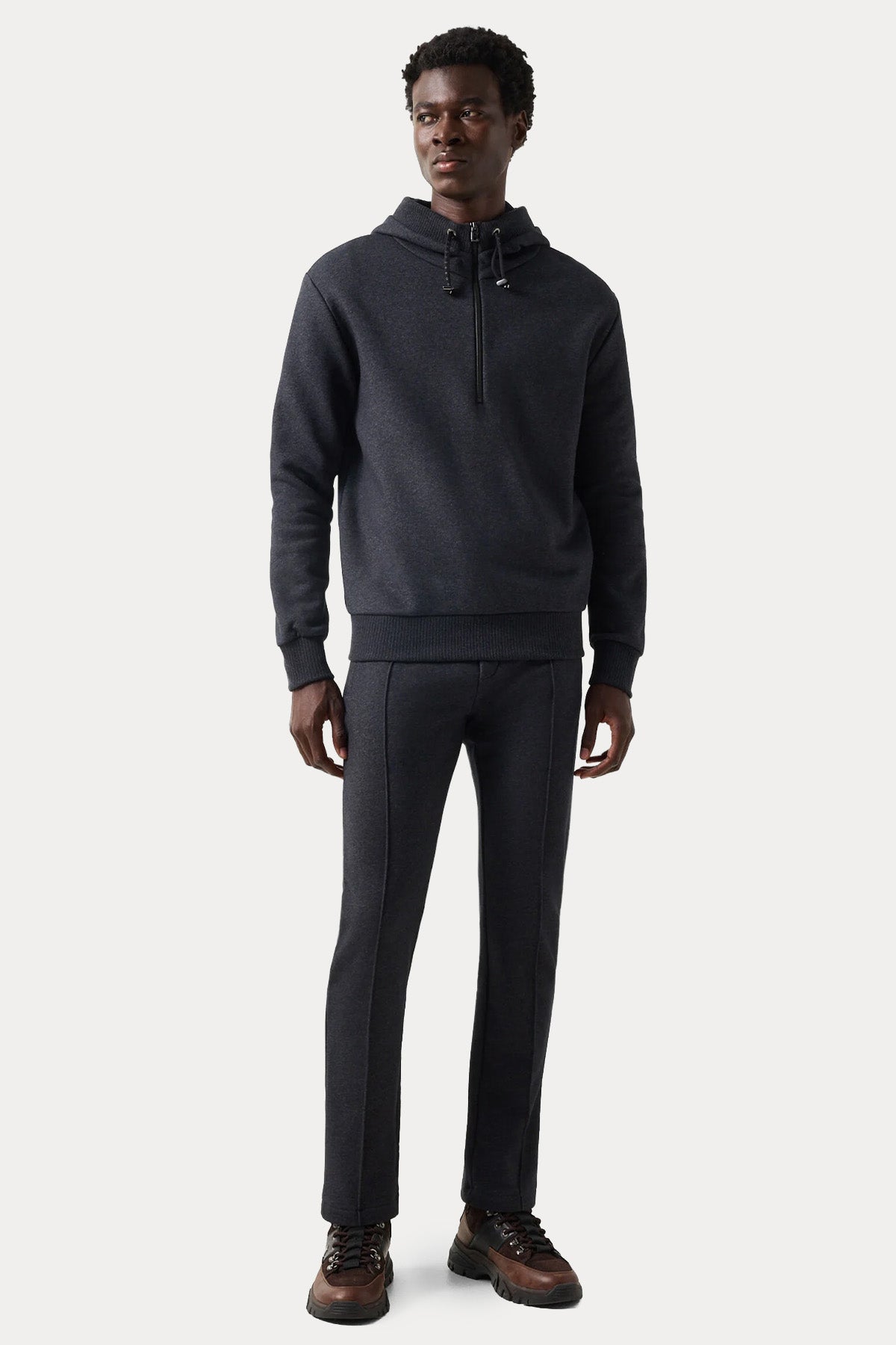 Bogner Walker Yarım Fermuarlı Şardonlu Kapüşonlu Sweatshirt