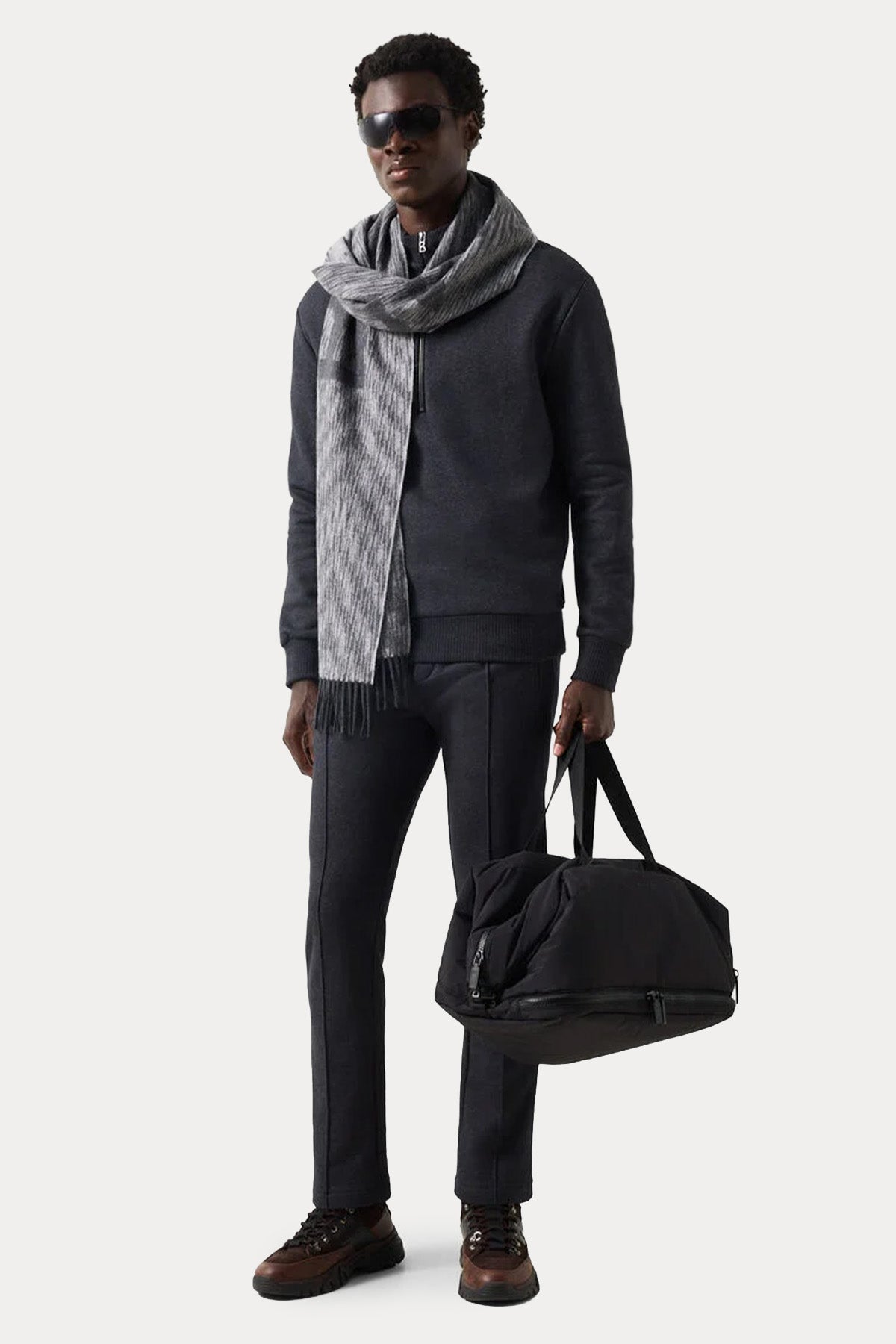 Bogner Walker Yarım Fermuarlı Şardonlu Kapüşonlu Sweatshirt