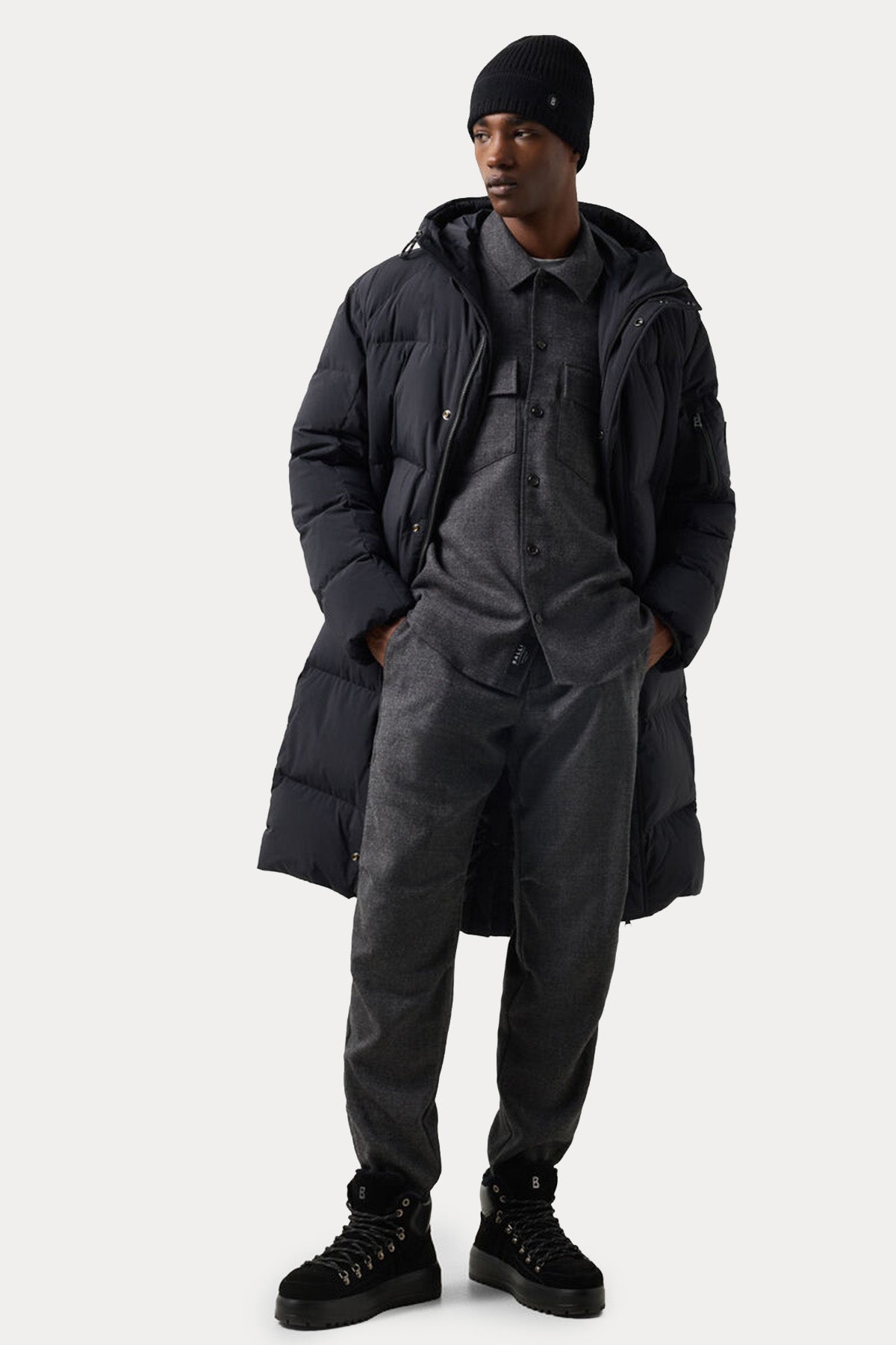 Bogner Heiko Relaxed Fit Cep Detaylı Yün Gömlek