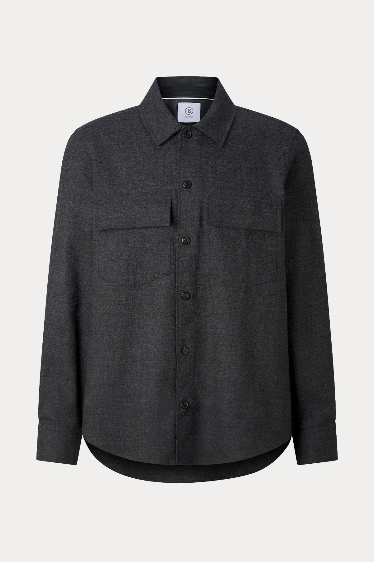 Bogner Heiko Relaxed Fit Cep Detaylı Yün Gömlek