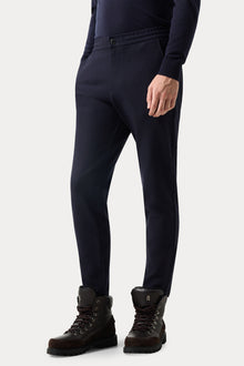 Bogner Boris Slim Fit Beli Lastikli Streç Yün Pantolon