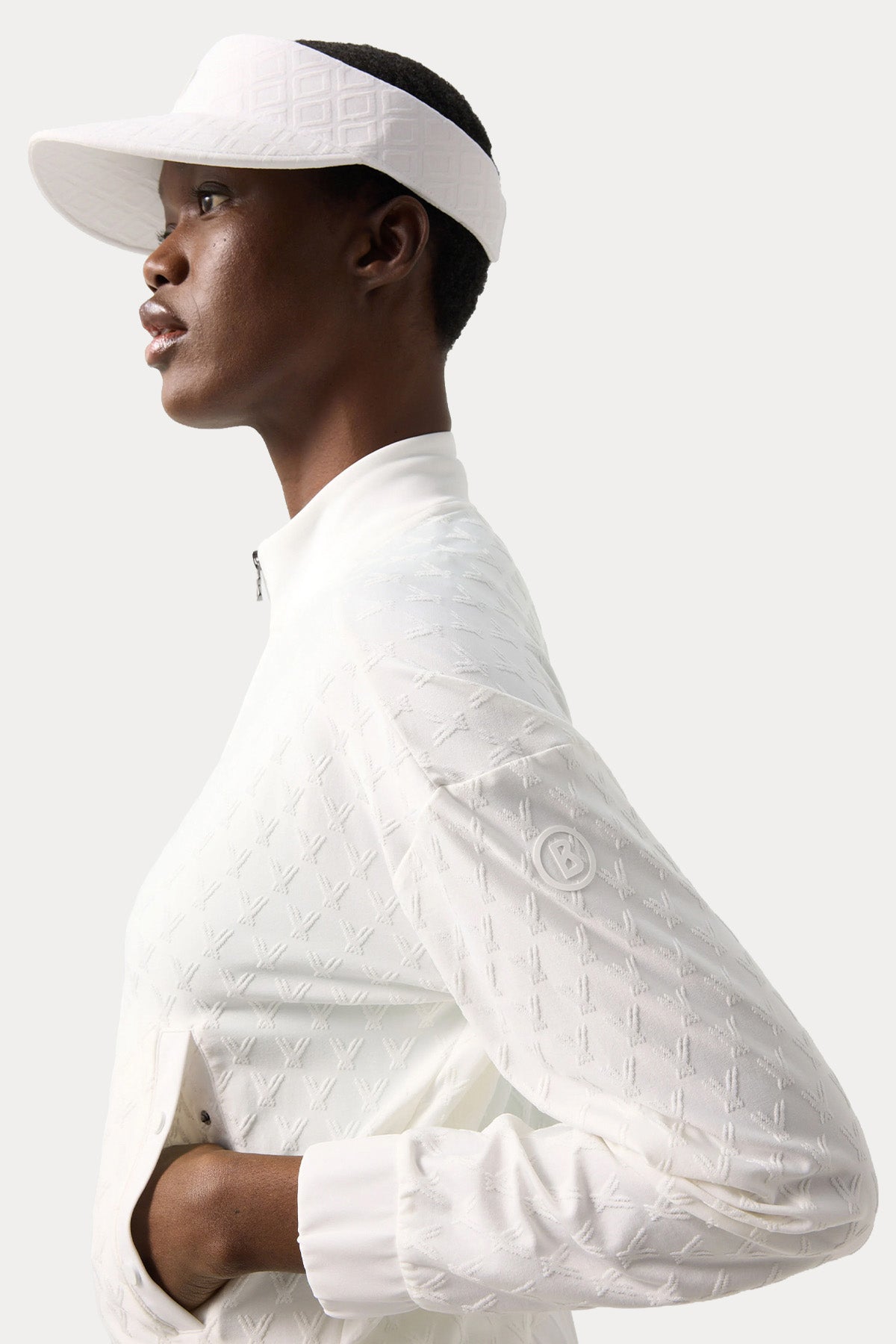 Bogner Aylin Streç Jakarlı Ceket Şort Set