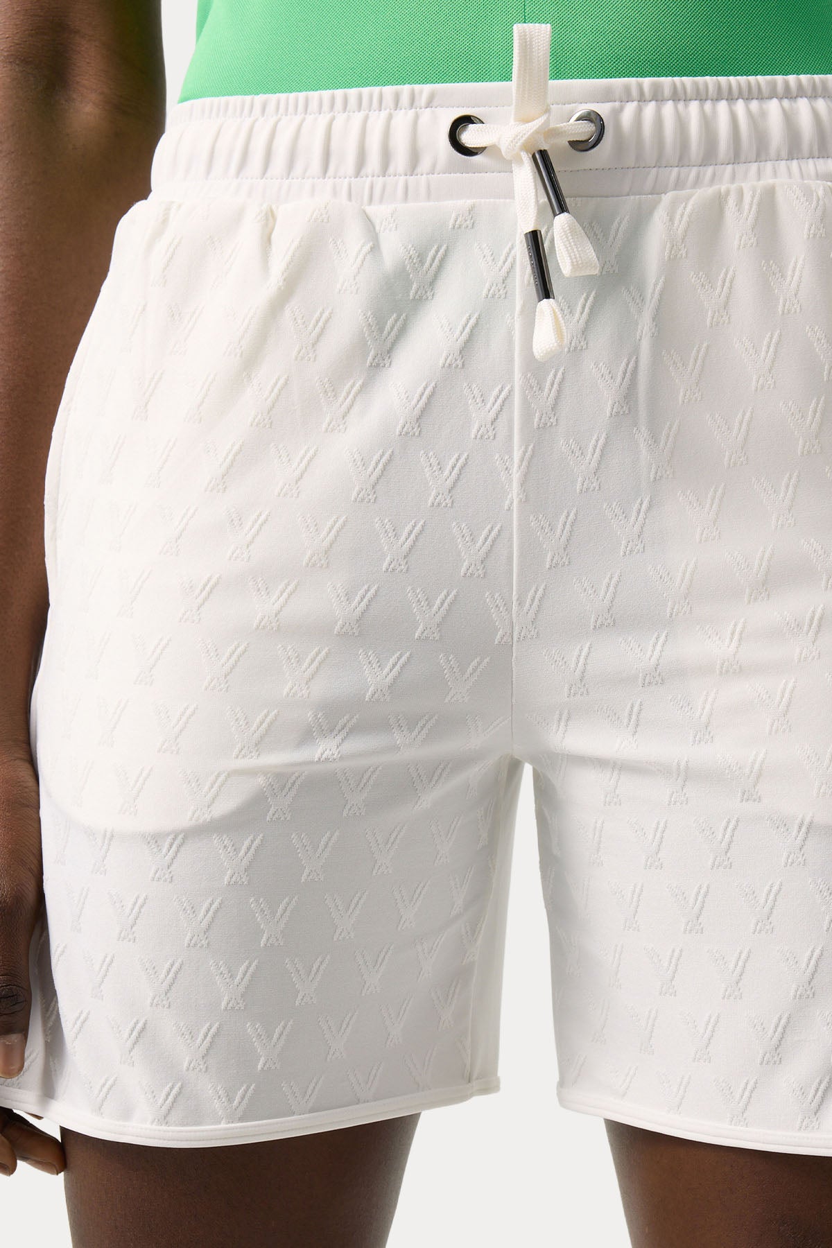 Bogner Aylin Streç Jakarlı Ceket Şort Set