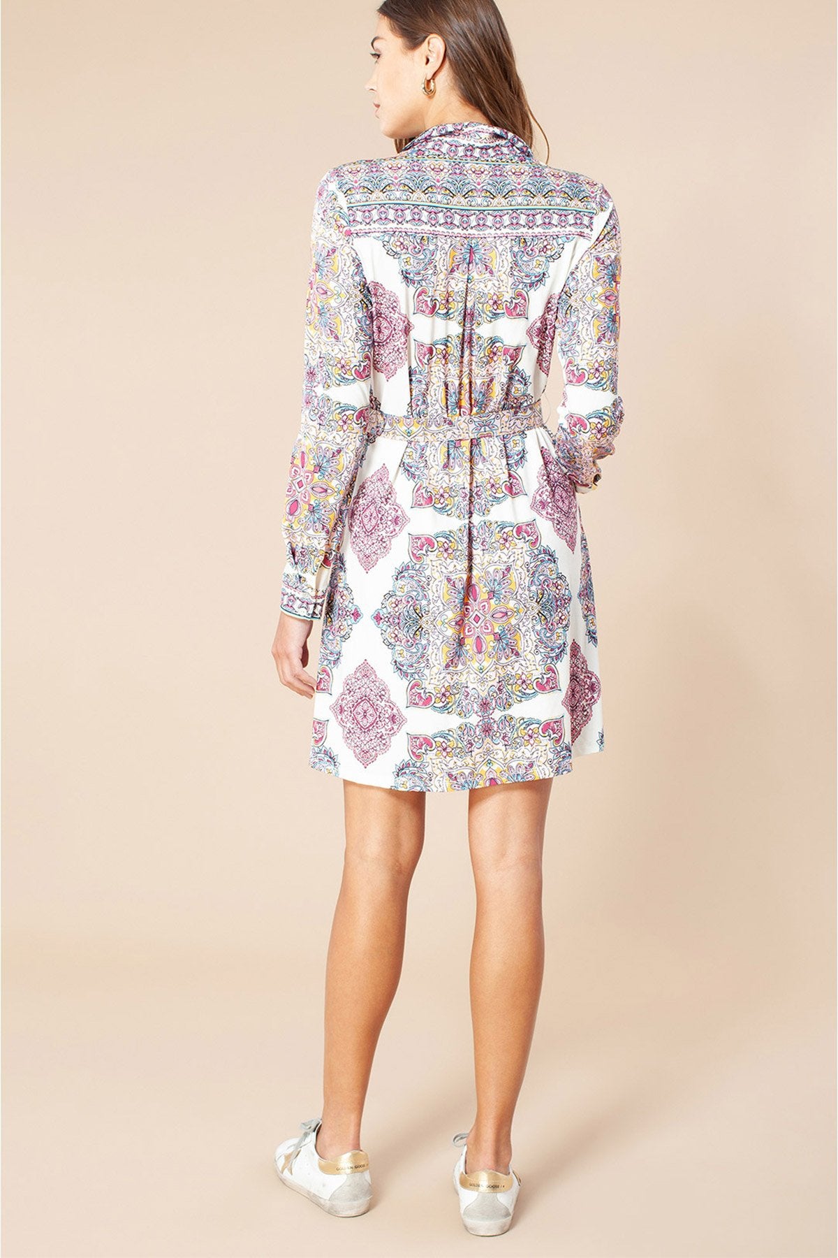 Hale Bob Diz Üstü Gömlek Elbise-Libas Trendy Fashion Store