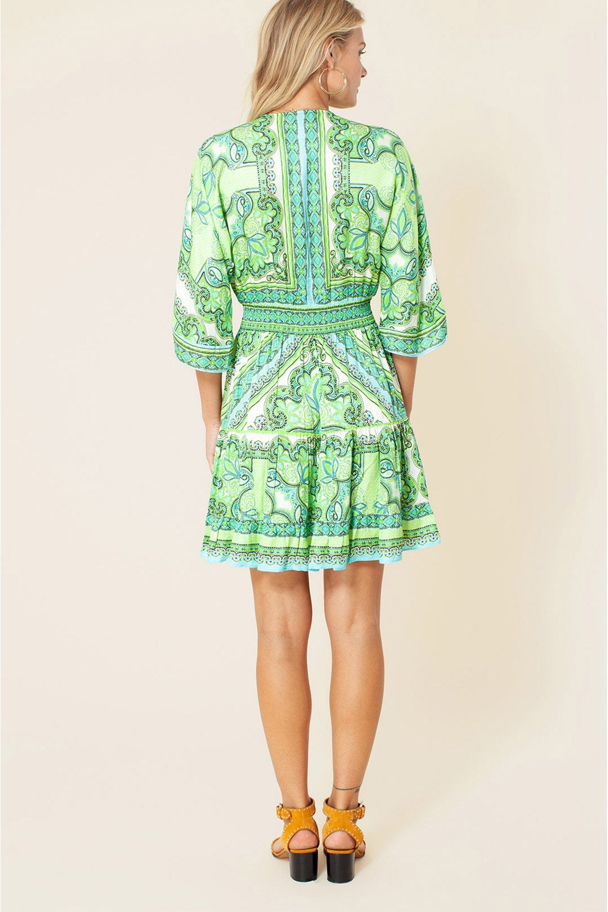 Hale Bob Bele Oturan Mini Elbise-Libas Trendy Fashion Store